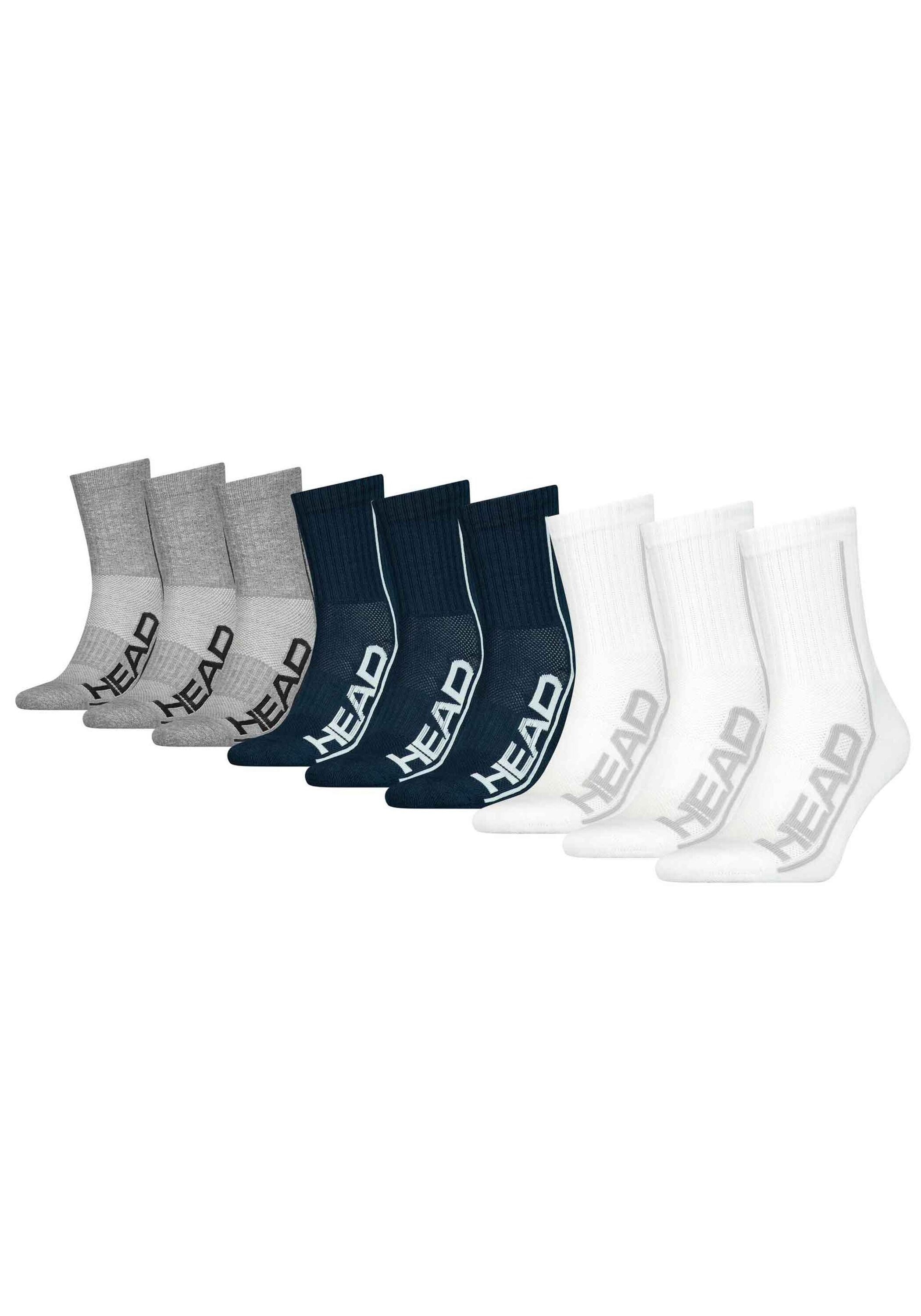 Head Kurzsocken »Socken HEAD PERFORMANCE SHORT CREW 9P ECOM 9er Pack«