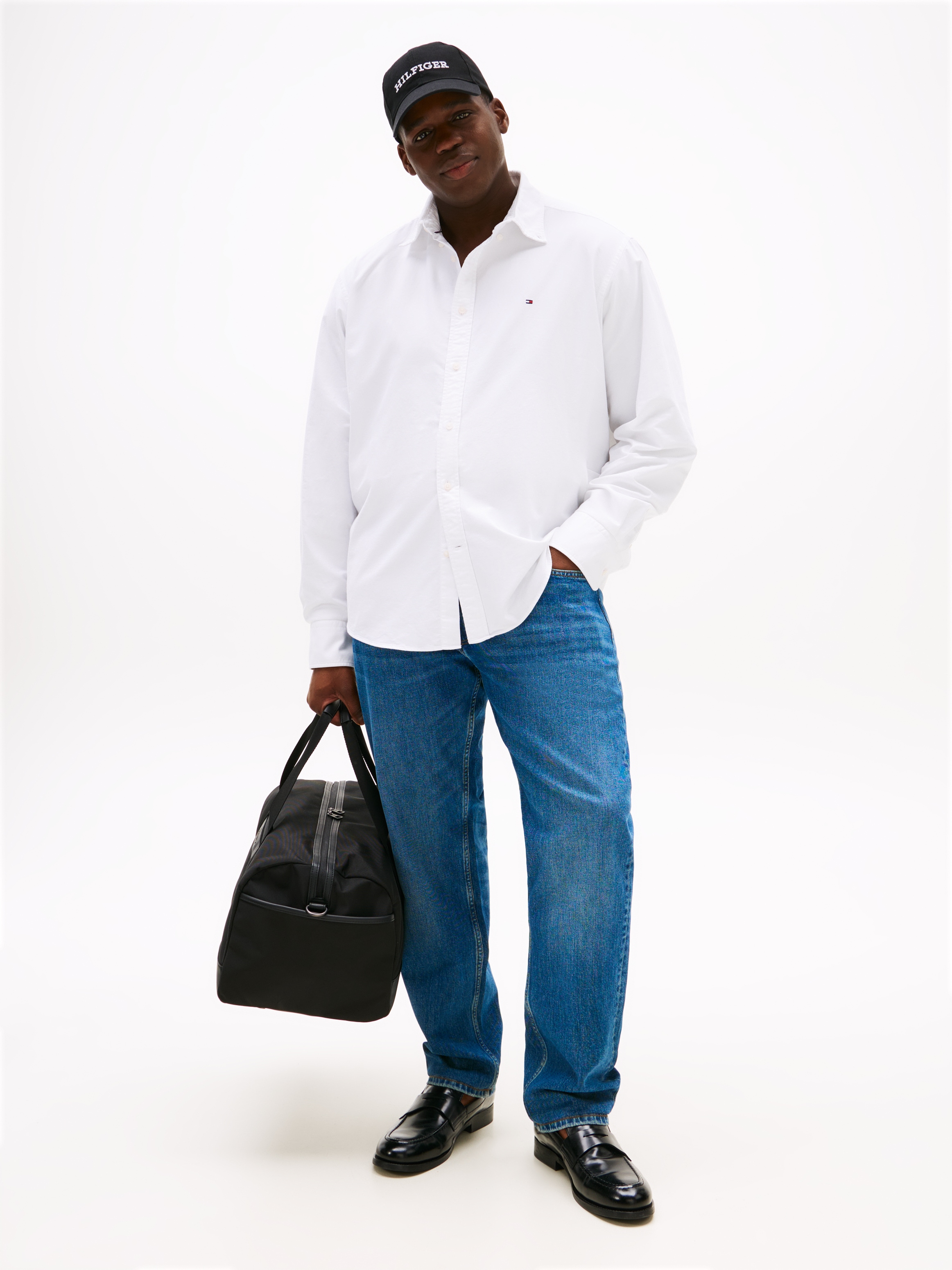 Tommy Hilfiger Big & Tall Langarmhemd »BT-SOLID HERITAGE OXFORD RF S-B«, Große Größen
