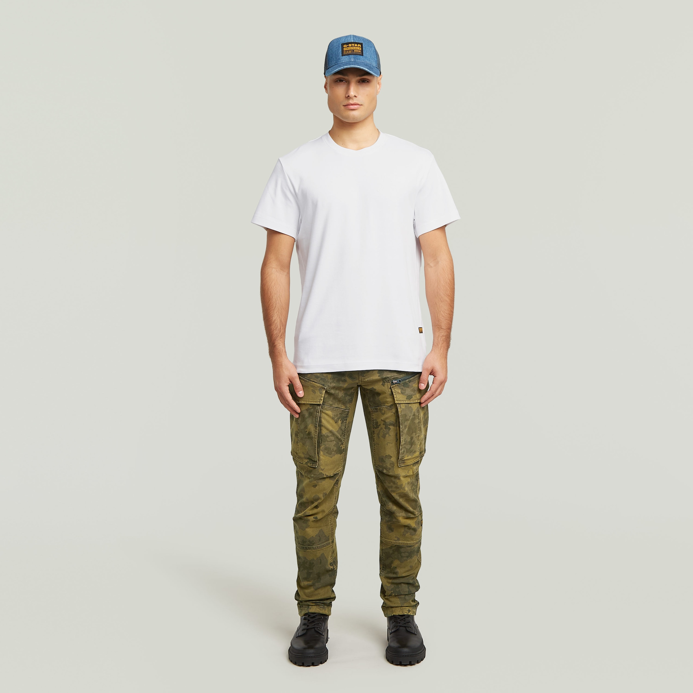 G-STAR T-Shirt »Script«, mit Rundhals, aus Baumwolle