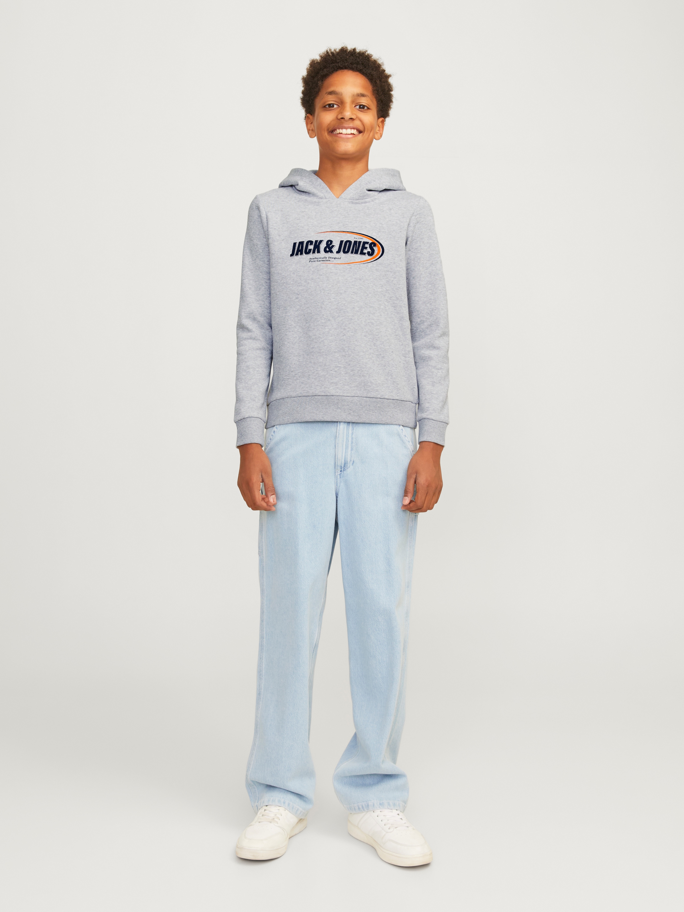 Jack & Jones Junior Kapuzensweatshirt »JCORAY BRANDING SWEAT HOOD FST JNR«