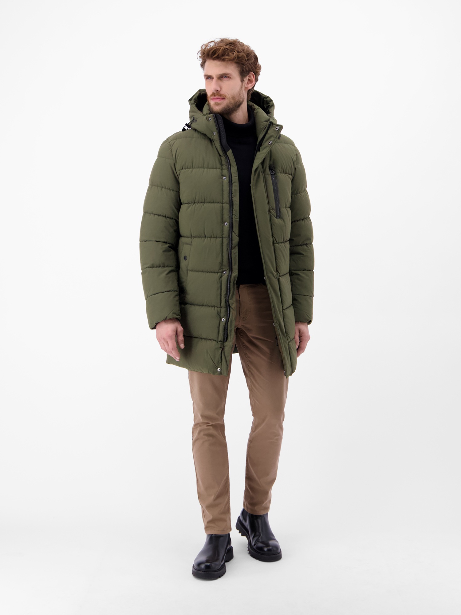 LERROS Wintermantel »LERROS Warmer Wintermantel für Herren« Wasser- und windabweisend, atmungsaktiv