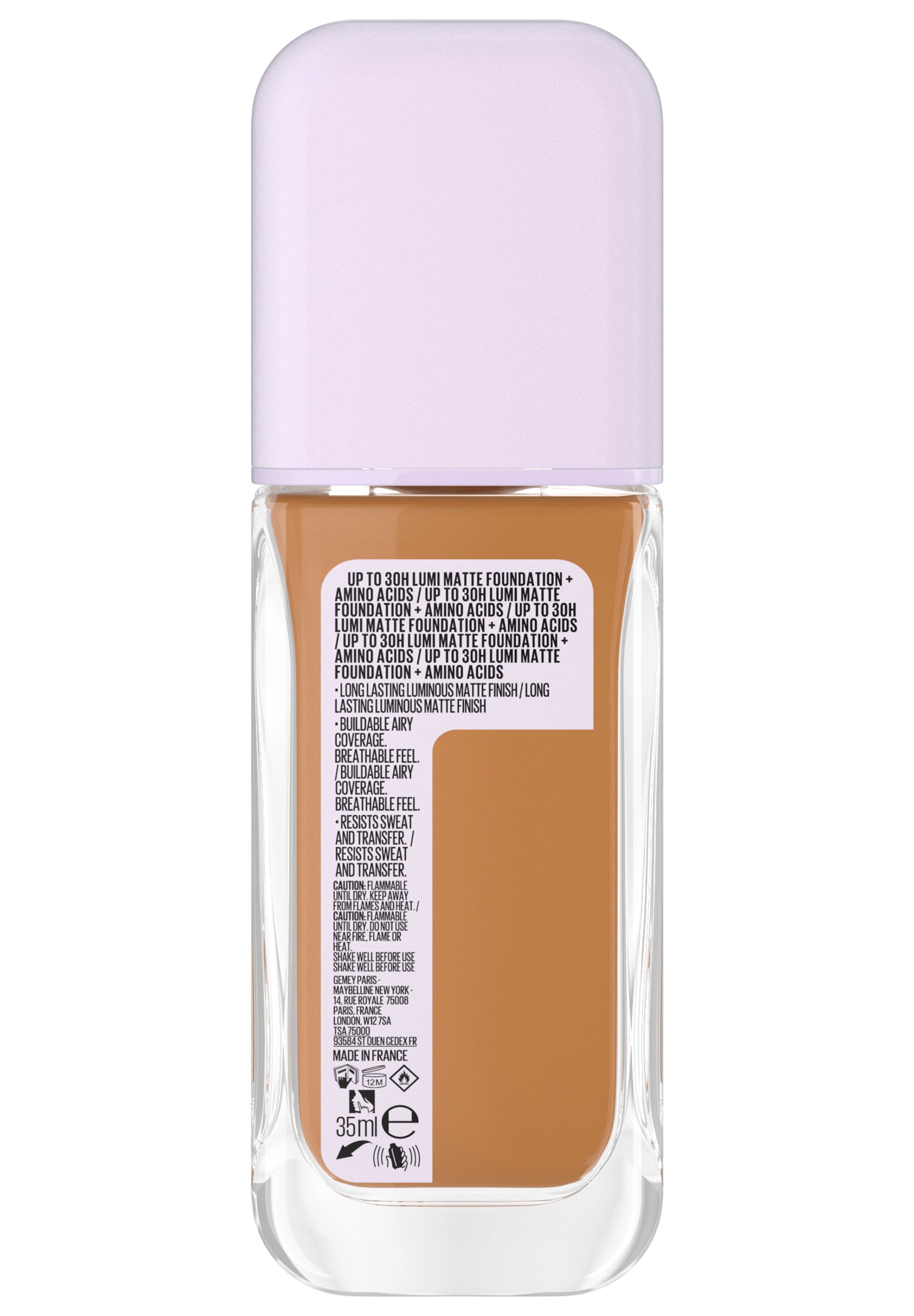 MAYBELLINE NEW YORK Foundation »SUPER STAY LUMI MATTE FOUNDATION« mittlere bis hohe Deckkraft, ultra-frisches mattes Finish