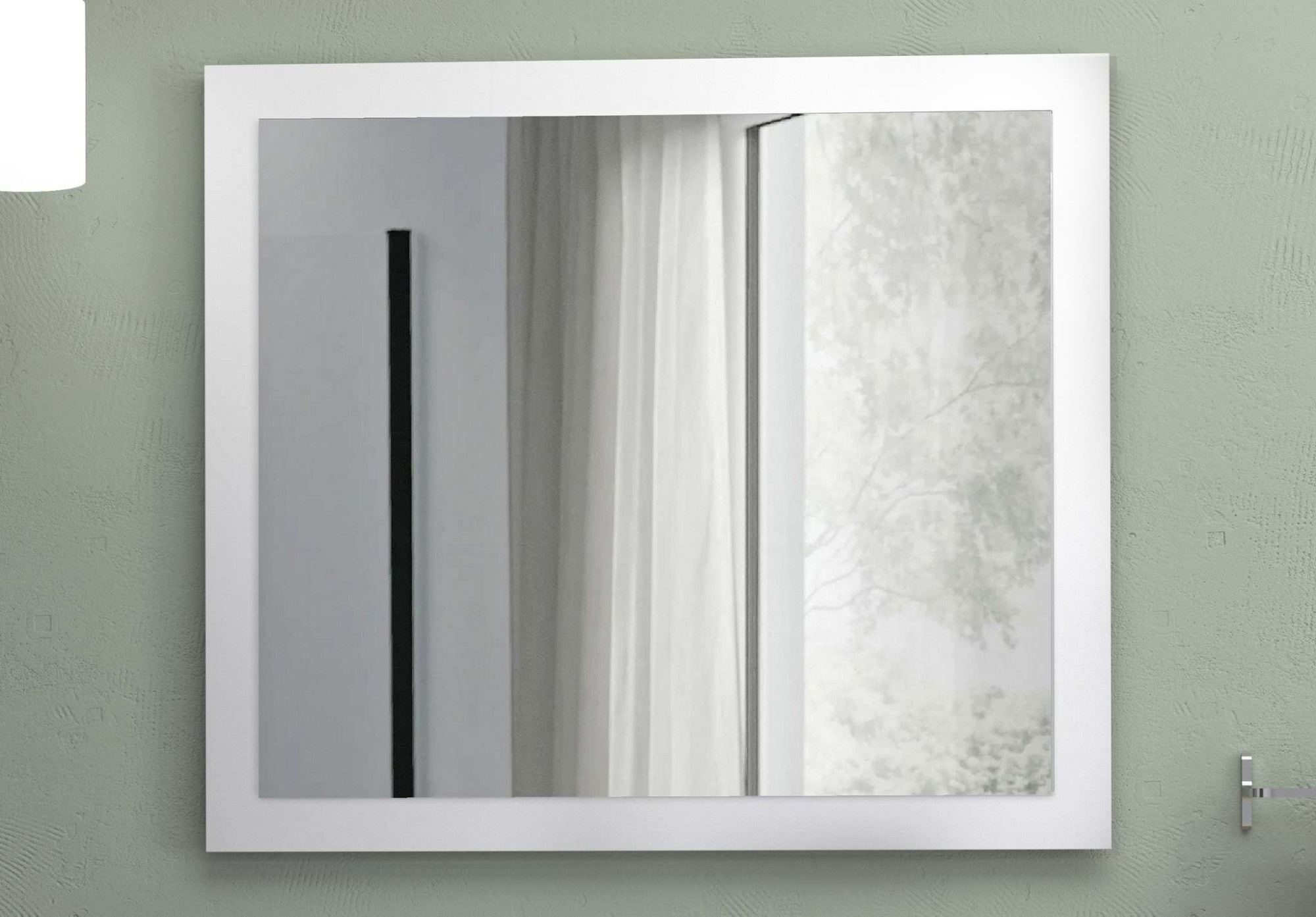 welltime Badspiegel »Garda, Waschbeckenunterschrank,Breite 80 cm,Waschtisch« Breite 80 cm- Passend zur Serie Garda