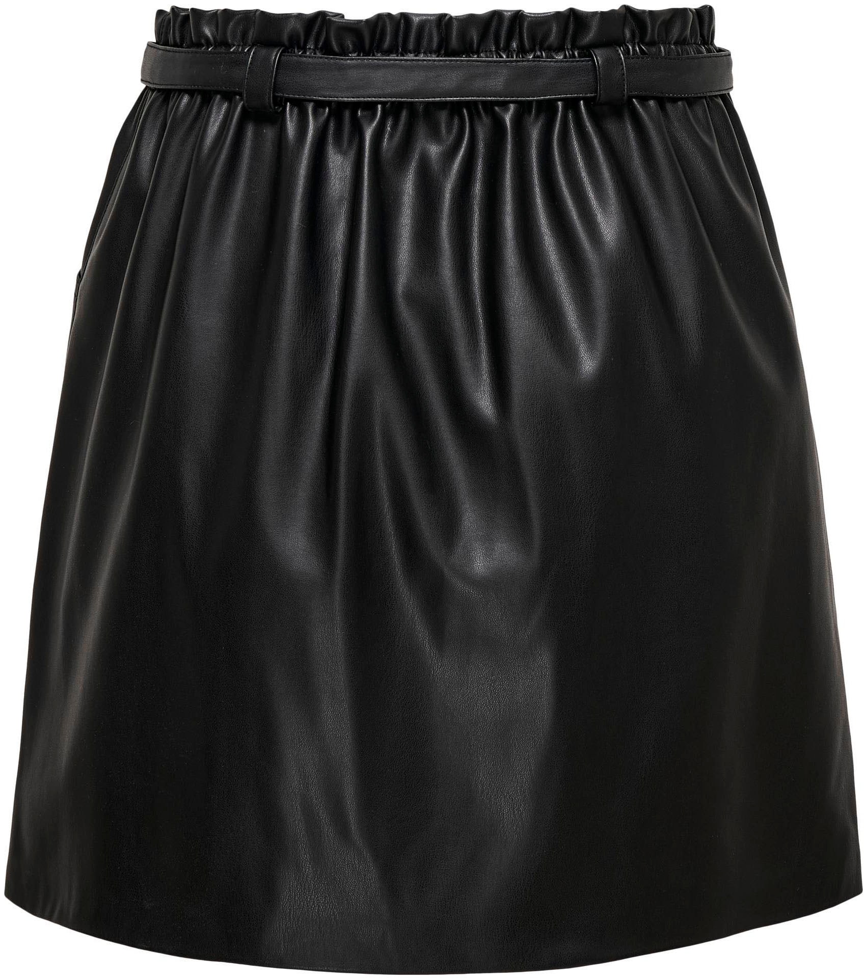 ONLY Lederimitatrock »ONLHEIDI FAUX LEATHER SKIRT OTW NOOS«