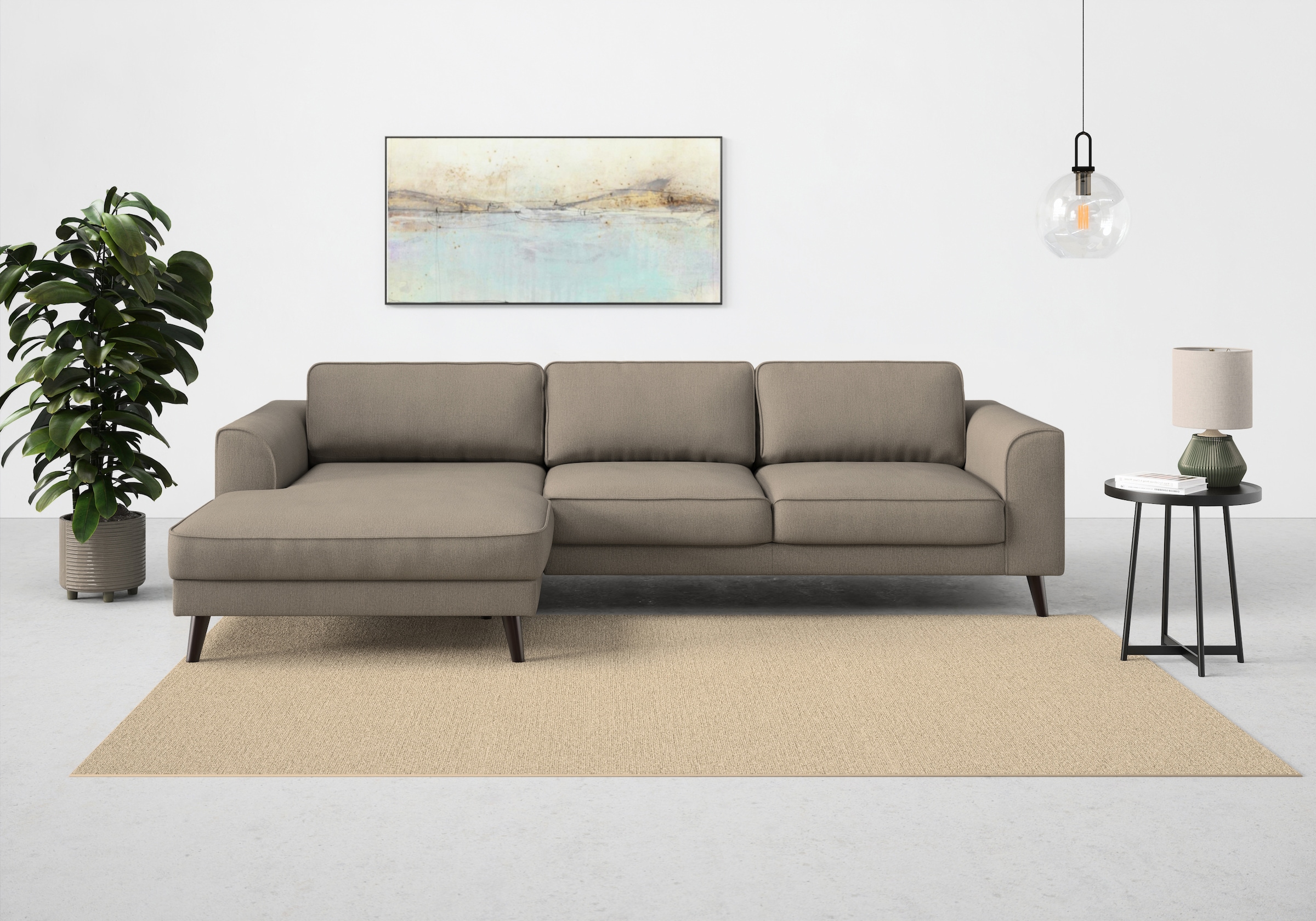 TRENDMANUFAKTUR Ecksofa »Lumber Jack, elegantes Designsofa, L-Form«, wahlweise mit...