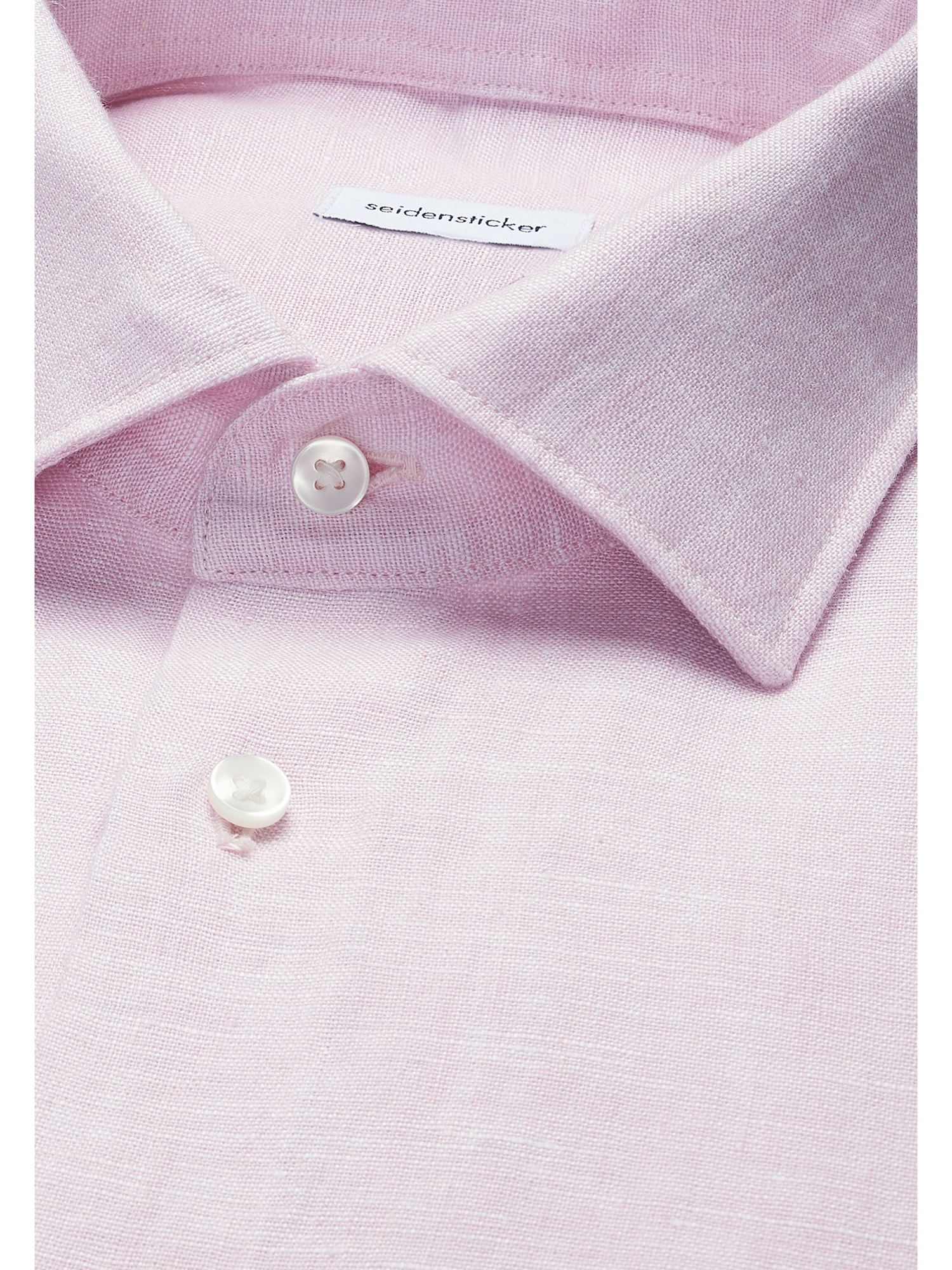 seidensticker Leinenhemd »Schwarze Rose« Slim 1/1 Kentkragen Uni