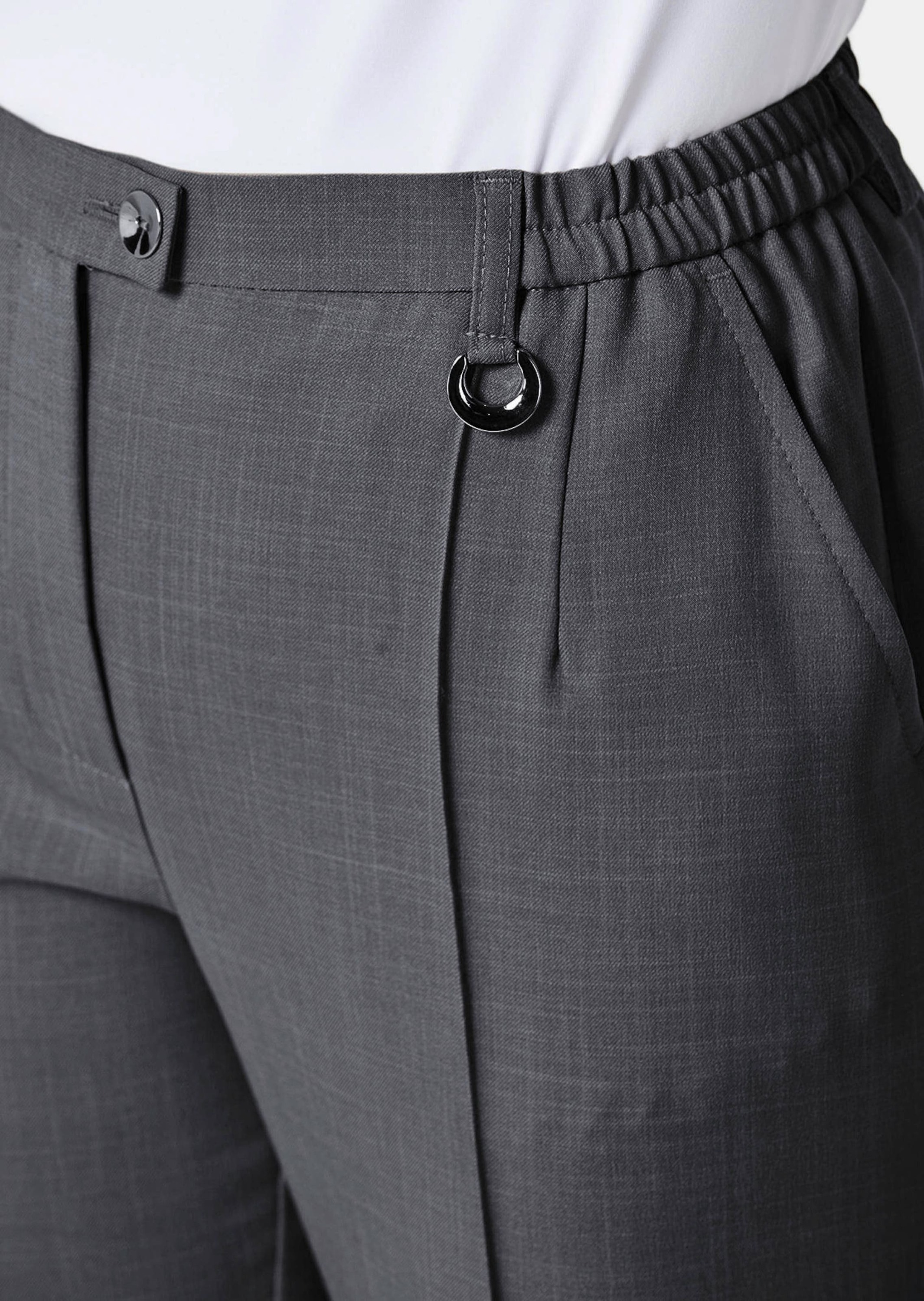 GOLDNER 2-in-1-Hose »Kurzgröße Knitterarme Hose Carla mit SilverFresh-Ausrüstung«