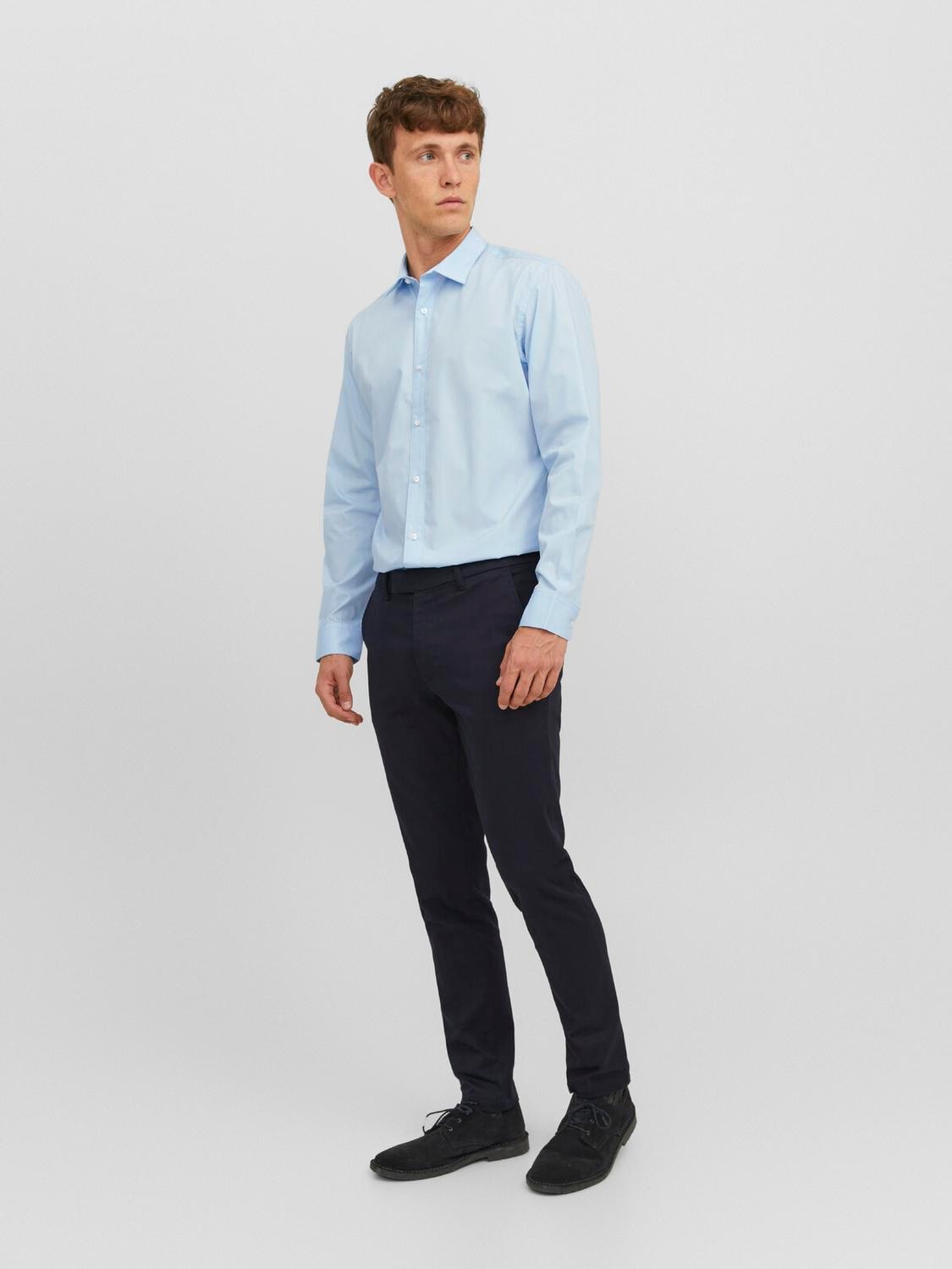 Jack & Jones Langarmhemd »JJJOE SHIRT LS PLAIN«