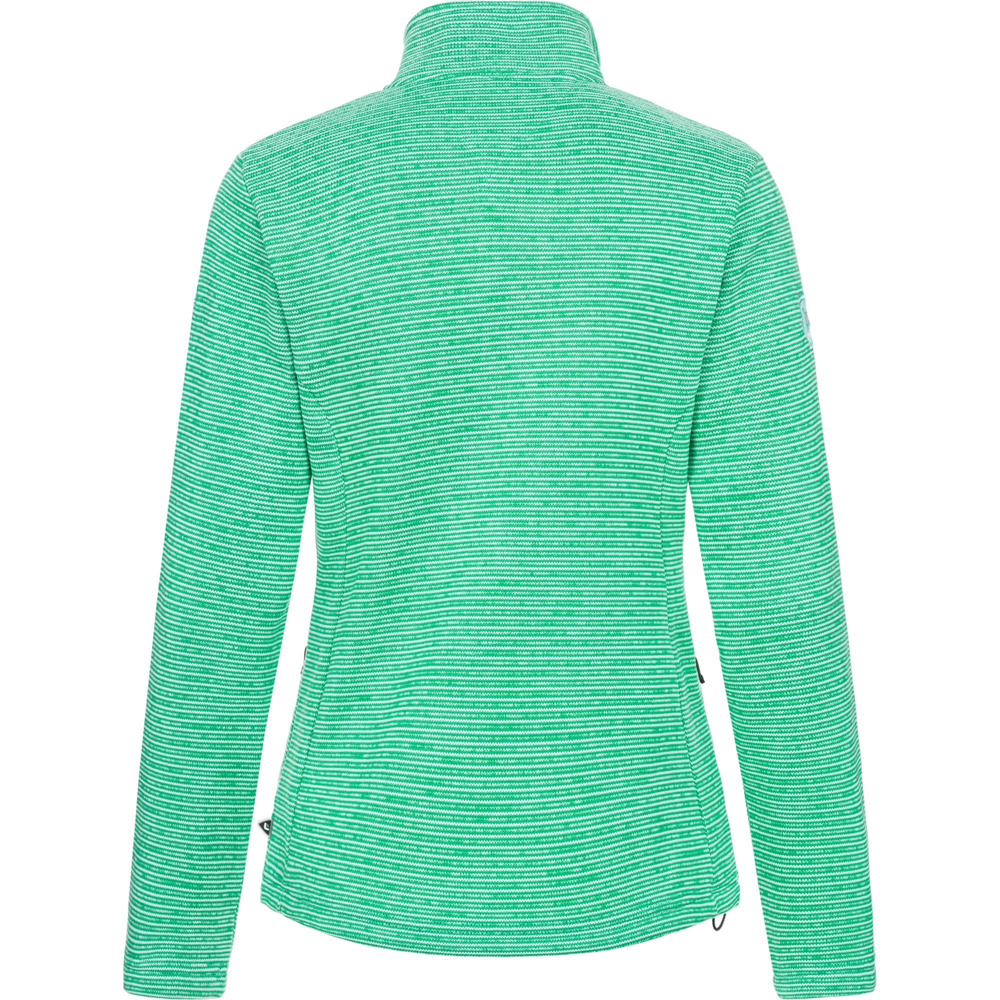 DEPROC Active Strickfleecejacke »CALEDONIA WOMEN«, Kontrastreissverschluss