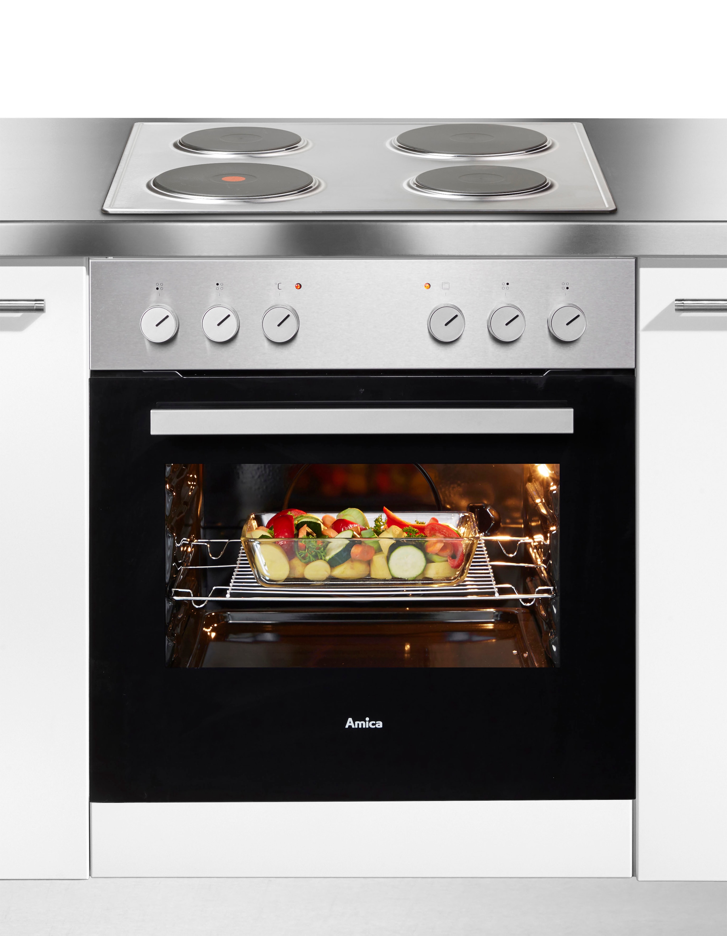 Amica Elektro-Herd-Set »EHE 932 000 E«, Steam Clean, (Set)