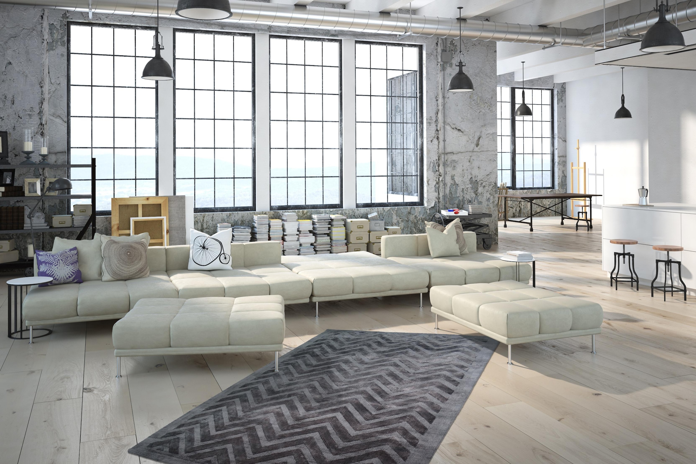 Kayoom Teppich »Luxury 410« rechteckig 13 mm Höhe Wohnzimmer