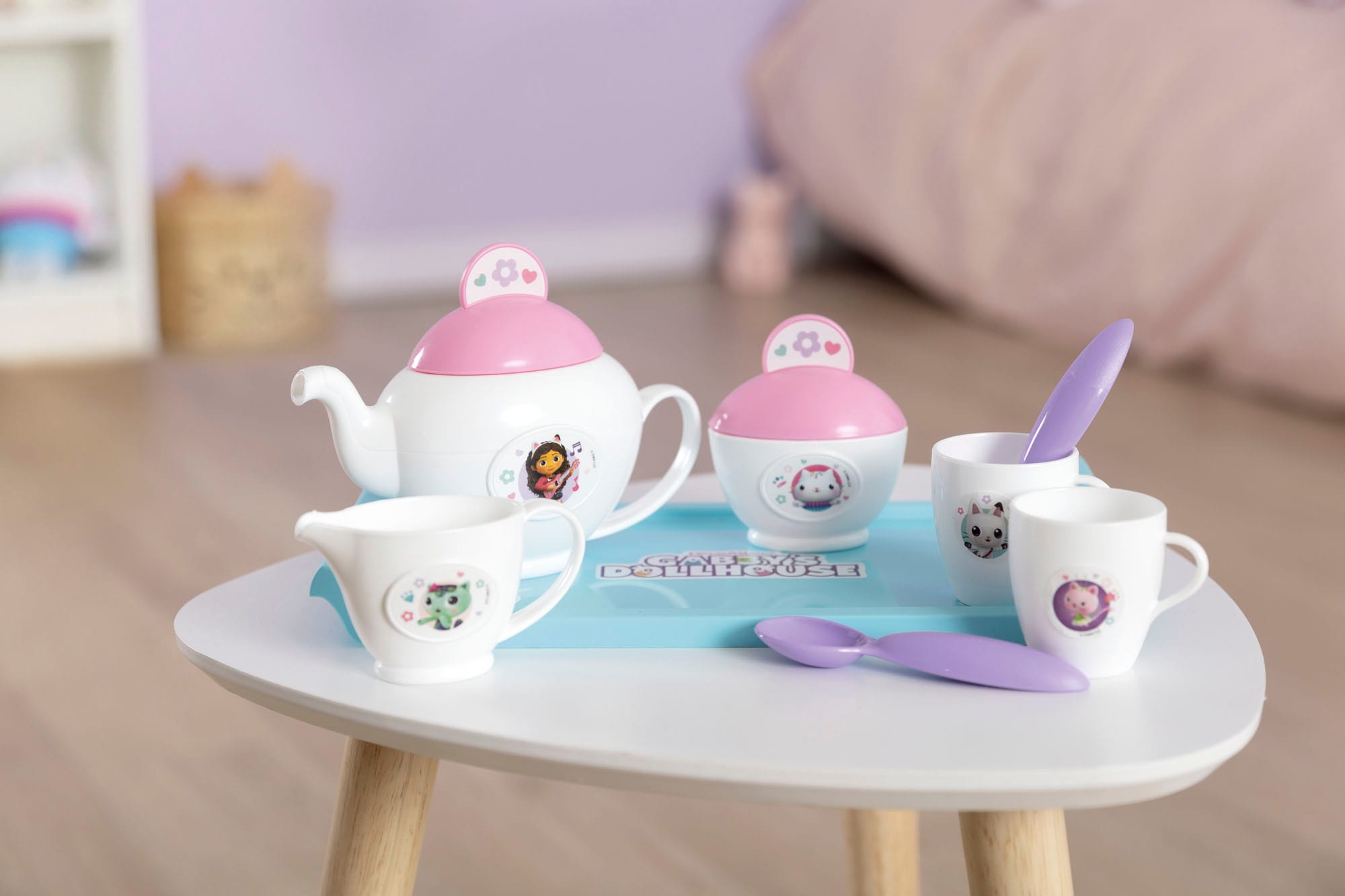 Smoby Spielgeschirr »Gabby's Dollhouse Teeservice«, (8 tlg.), Made in Europe