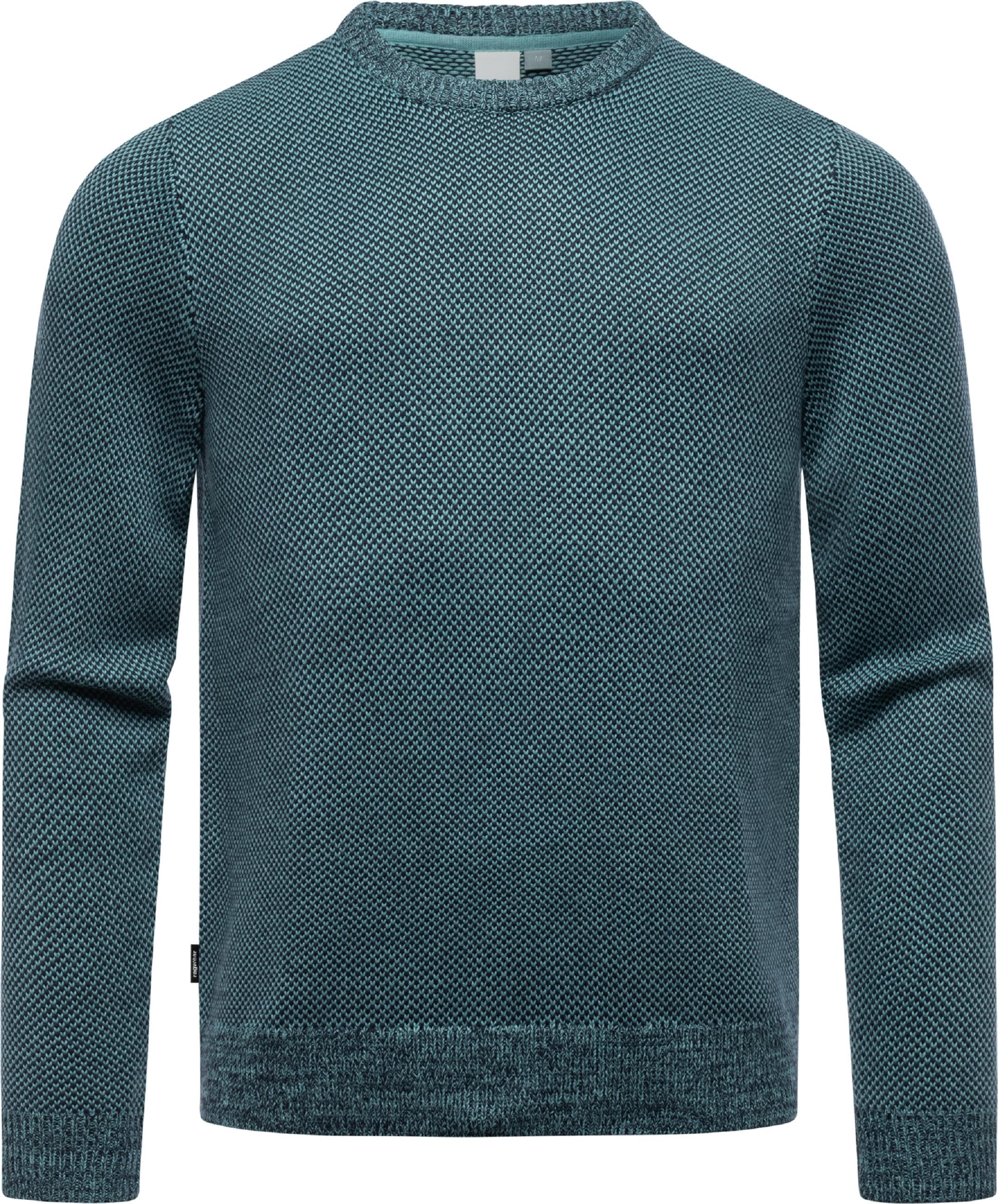 Ragwear Sweater »Strickpullover Larrs«, stylischer Herren Sweatpullover mit Rippbündchen

