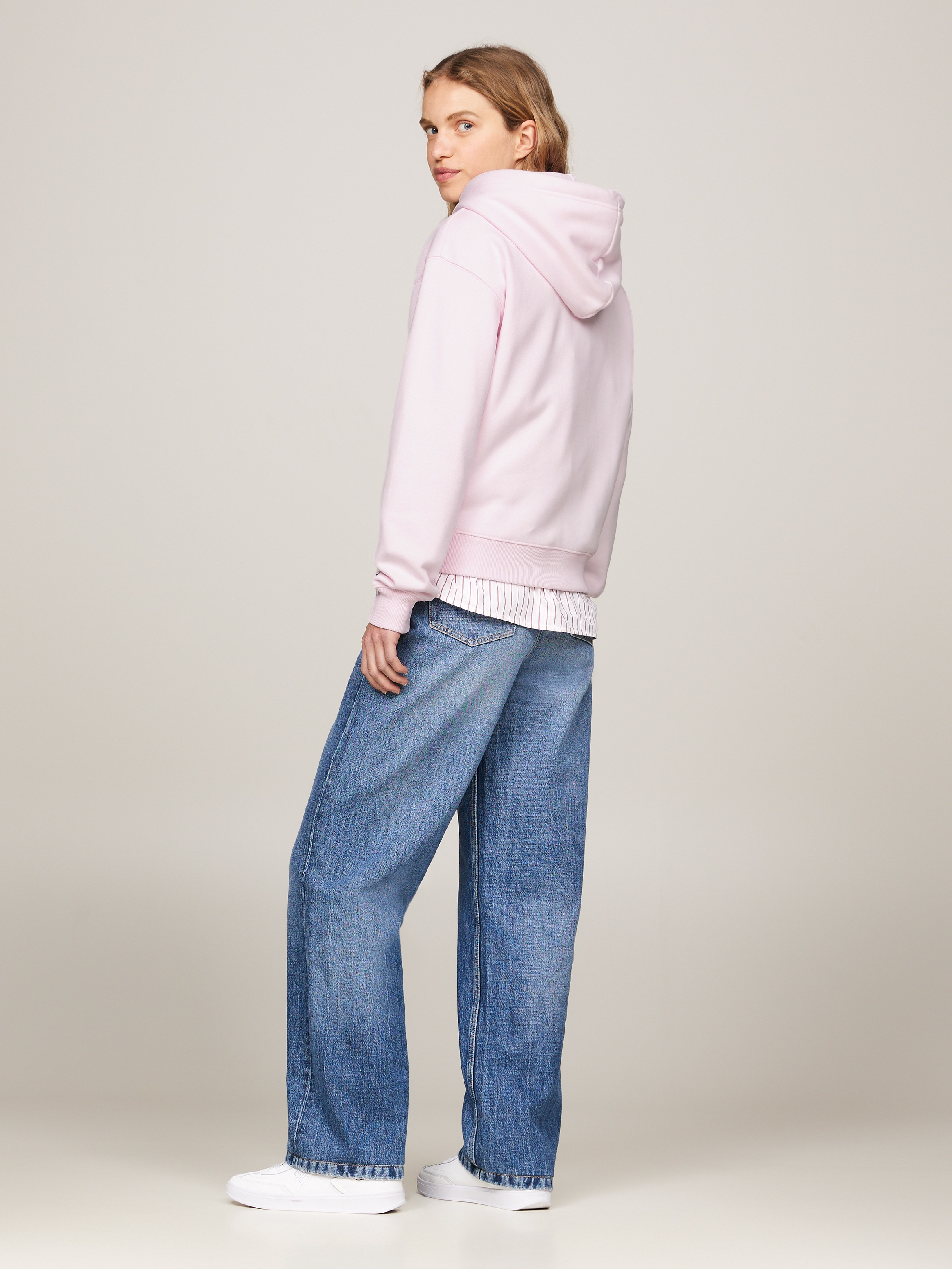 Tommy Hilfiger Kapuzensweatshirt »IM REG SCRIPT HILFIGER HOODIE«, mit Tommy Hilfiger Script Logo-Schriftzug