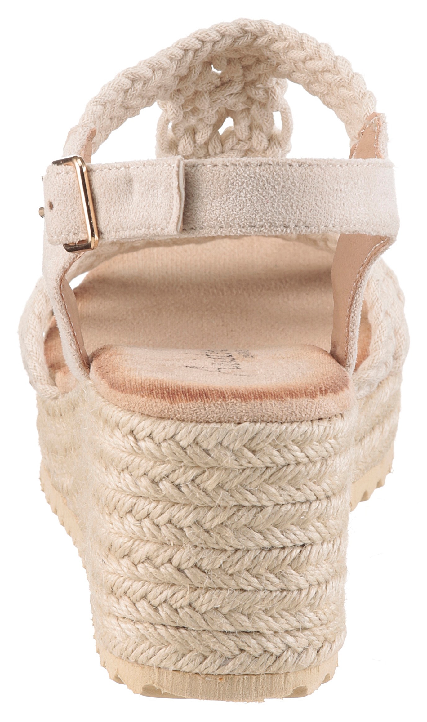 Aniston SHOES Keilsandalette »Upper«  Sommerschuh, Urlaubsschuh, Ethno-Look - NEUE KOLLEKTION