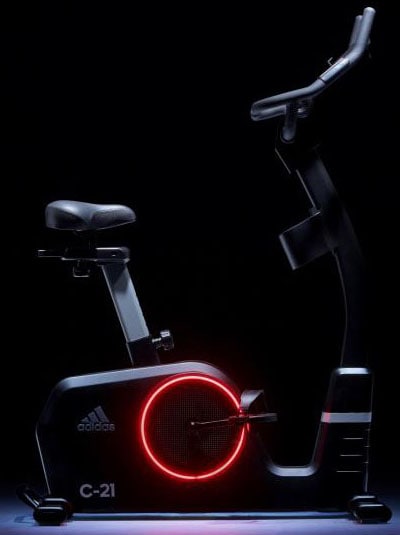 adidas Performance Ergometer »C-21«, mit Tablet-Halterung, LED-Beleuchtung, mit Bluetooth und App-Funktion