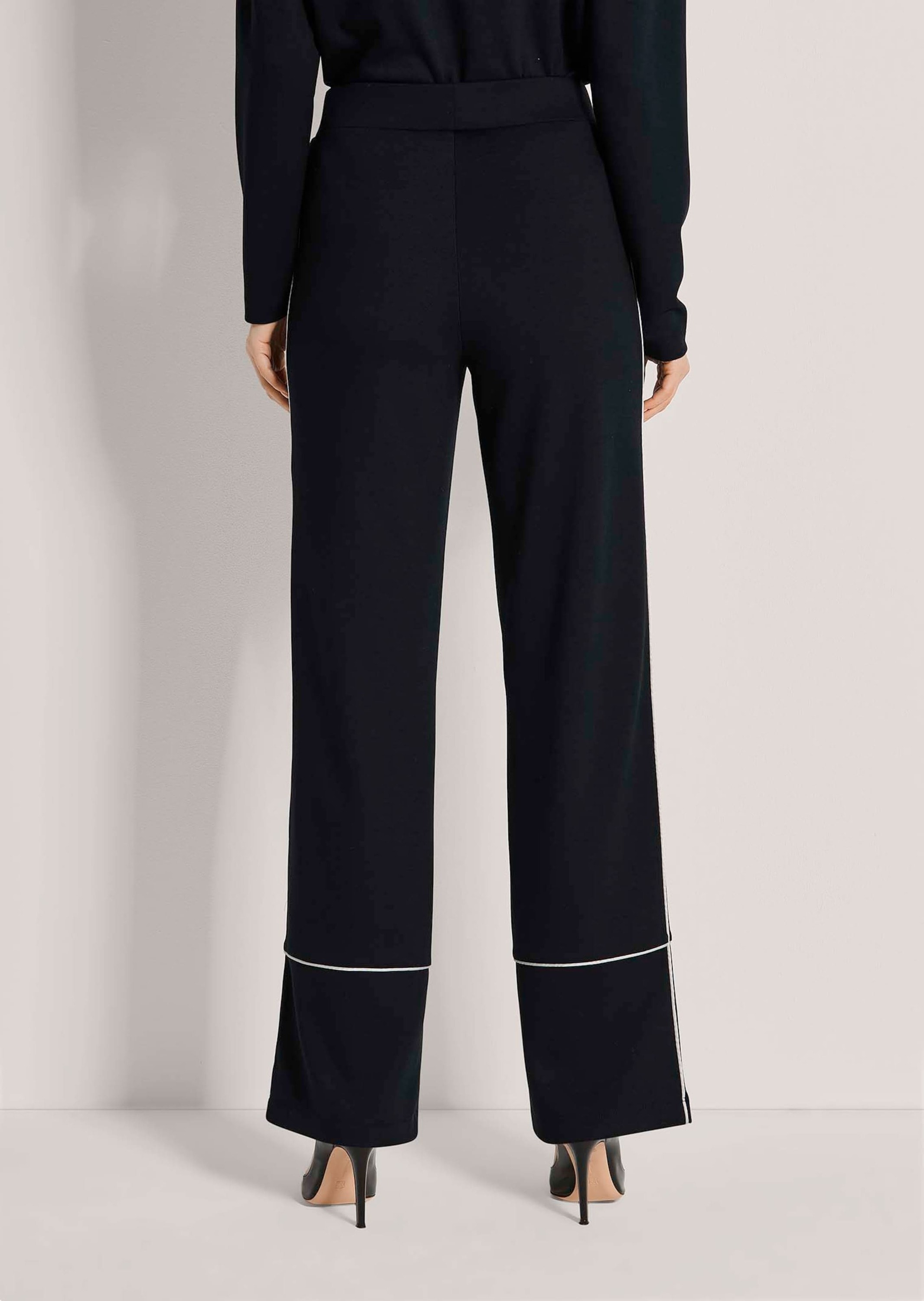 MADELEINE Jerseyhose »Hose Jersey-Schlupfhose mit Zierpaspeln«