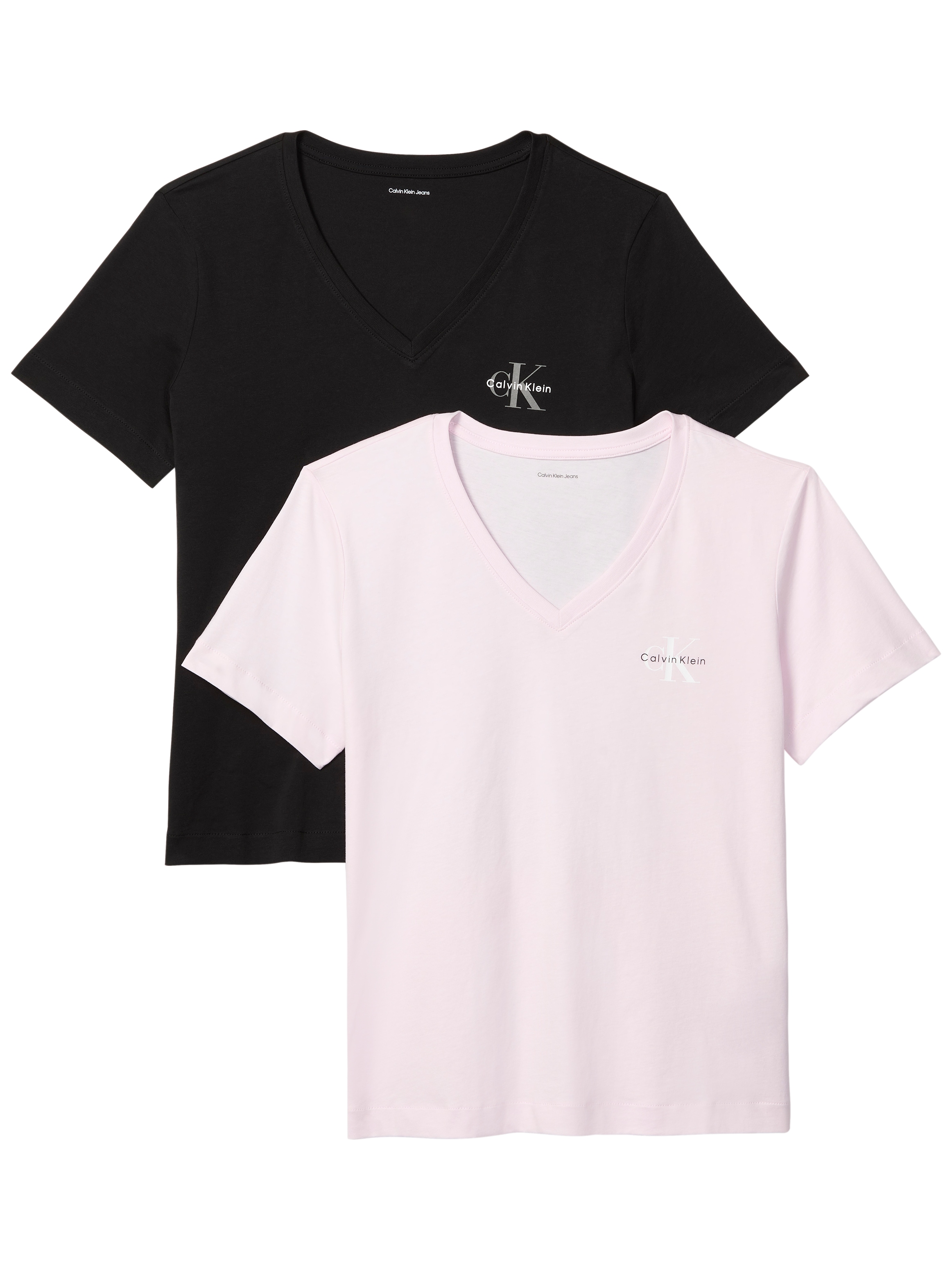 Calvin Klein T-Shirt »MONOLOGO VNK 2PACK TEE« Packung, 2er-Pack, 2 tlg. , Logoschriftzug