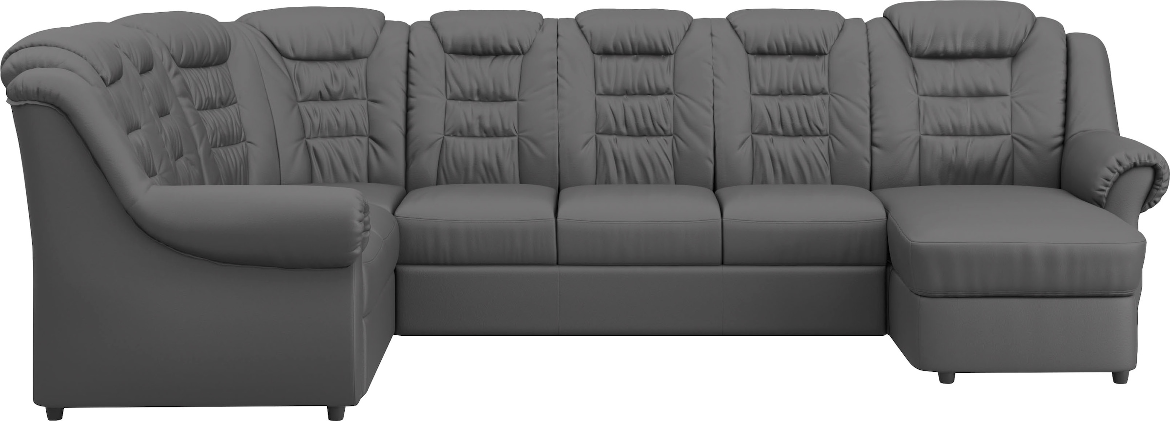 Home affaire Wohnlandschaft »Boston U-Form« mit hoher Rückenlehne, wahlweise mit Bettfunktion & Stauraum