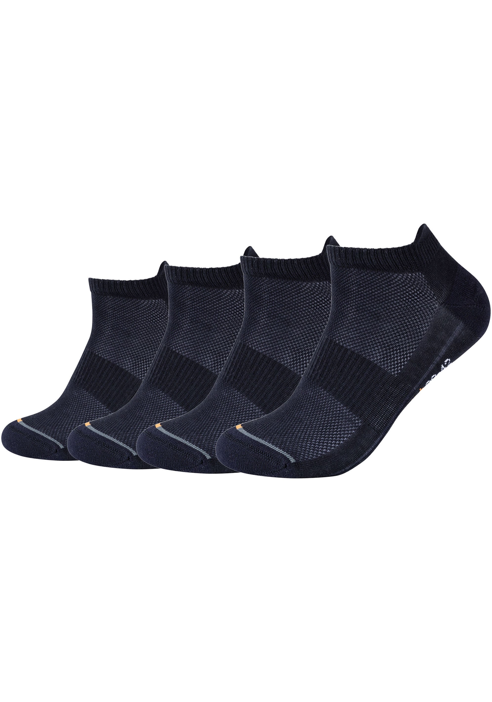 Camano Sneakersocken »function«, (4 Paar), mit Micro-Plüsch an Ferse und Zehen