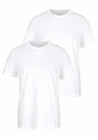 TOM TAILOR T-Shirt, (Packung, 2er-Pack), perfektes Basic kaufen