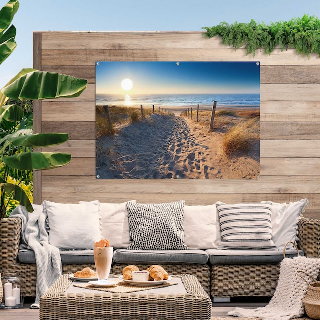 Reinders! Poster »Dünenweg zum Meer«, leichtes und wasserfestes Gartenposter  für den Außeneinsatz bequem kaufen