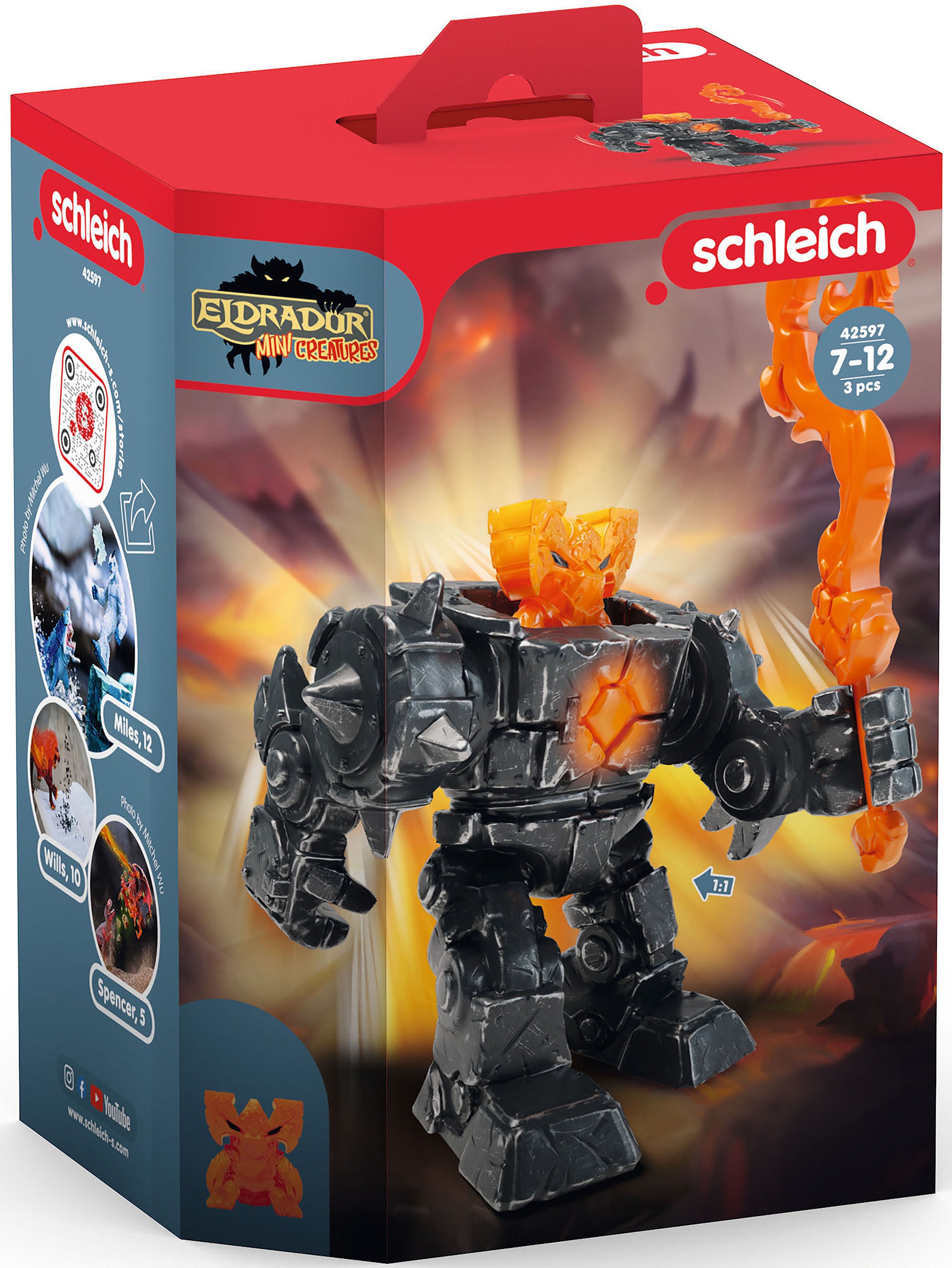 Schleich® Spielfigur »ELDRADOR®, Roboter Schatten-Lava (42597)«