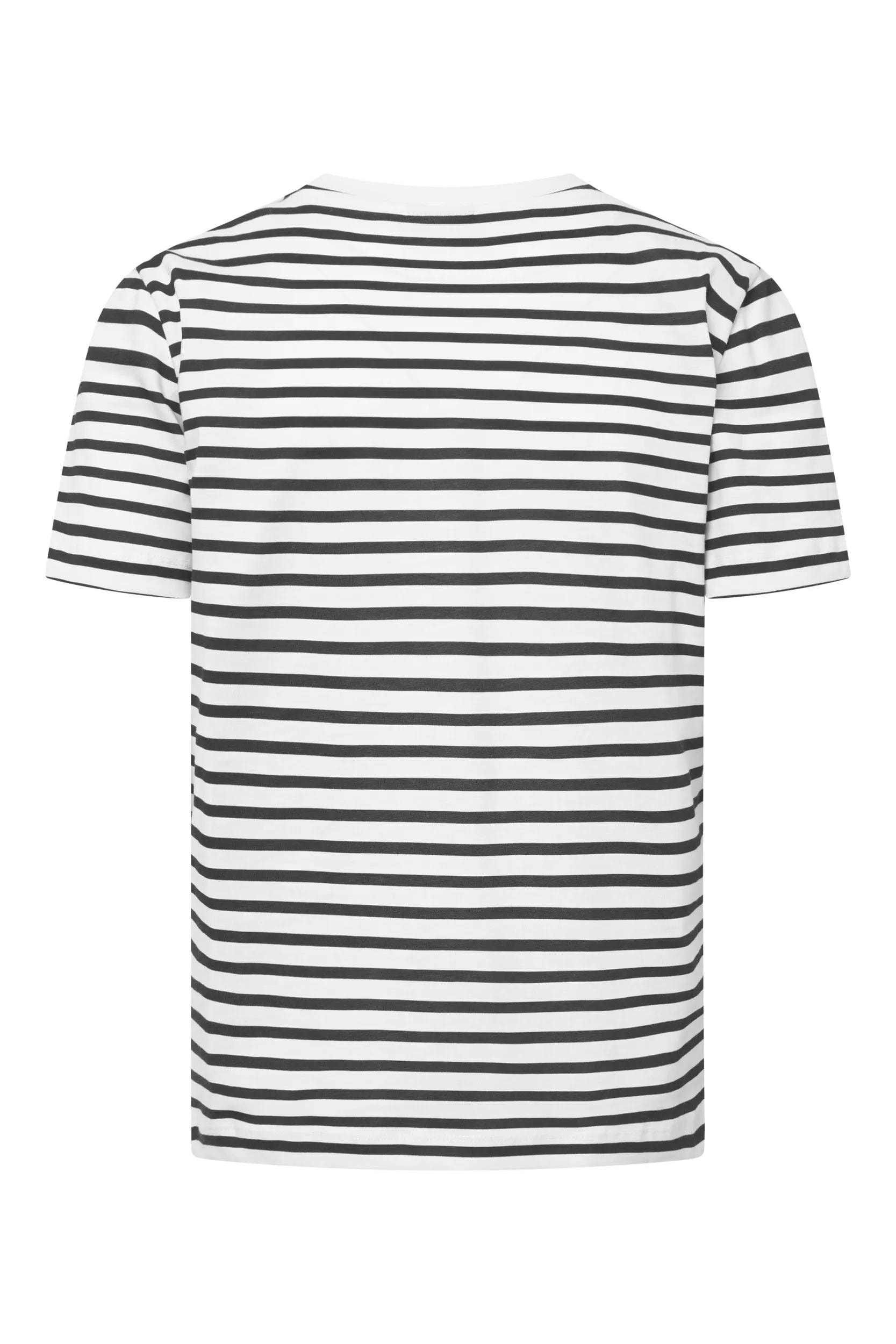 Joop Jeans T-Shirt »Teele« geringelt, gerippter Rundhals