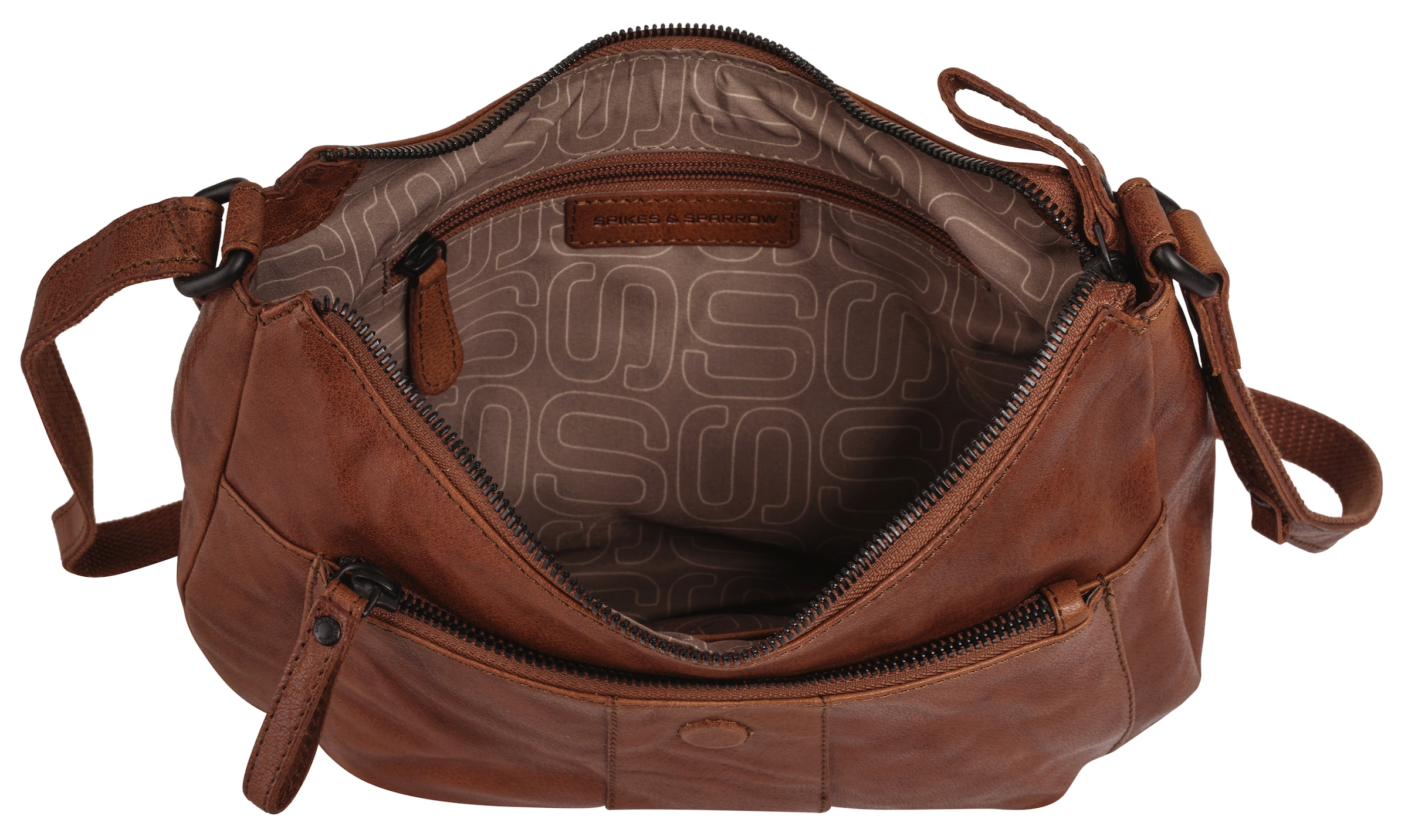 Spikes & Sparrow Umhängetasche echt Leder