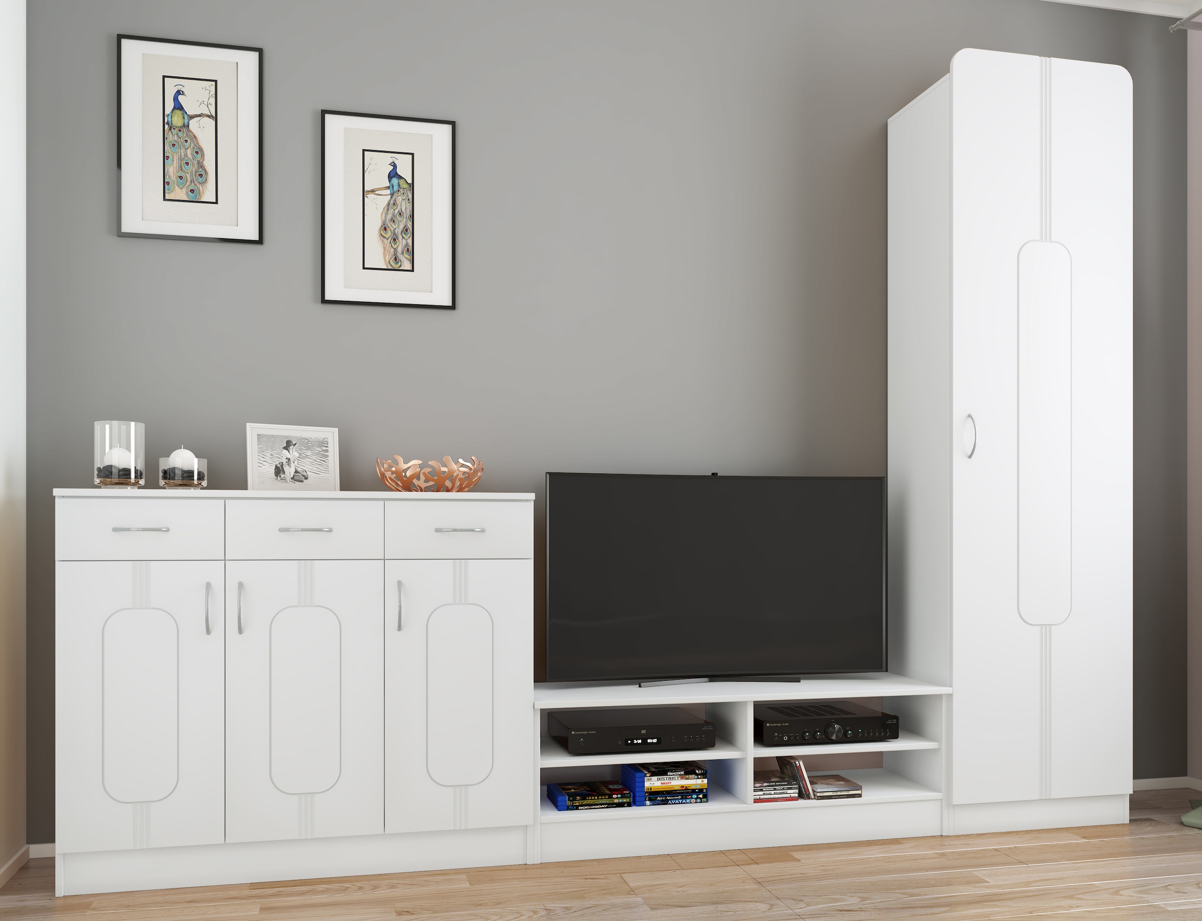 VCM Schuhschrank »Holz Regal Schuhschrank Schuhkipper Klappen Balia«