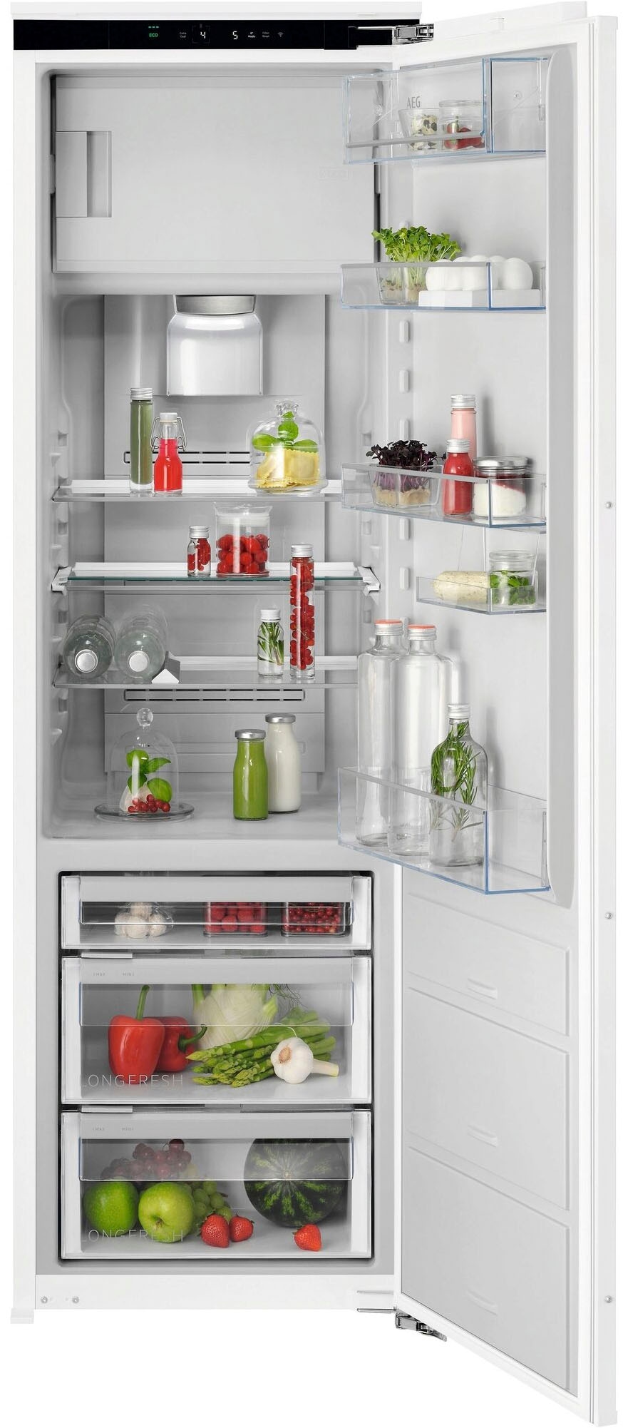 AEG Einbaukühlschrank 9000 »TF9ZS181EC«, LongFresh: Optimale Kühlung deiner Lebensmittel