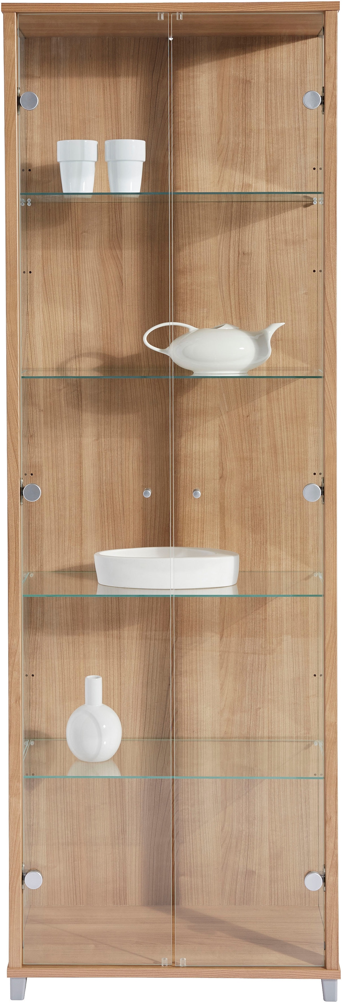 fif möbel Vitrine »OPTIMA«, Standvitrine, Vitrinenschrank, Glasvitrine, Sammlervitrine