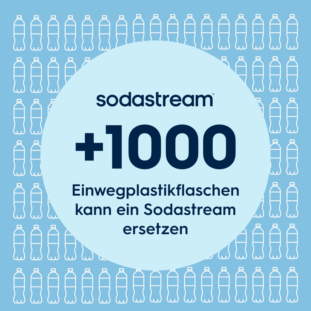 SodaStream Thermoflasche »Metallflasche Fizz&go COOL DWS, 0,9 l, Trinkflasche« kompatibel mit SodaStream DUO, E-DUO, TERRA, ART & ENSO Wassersprudler