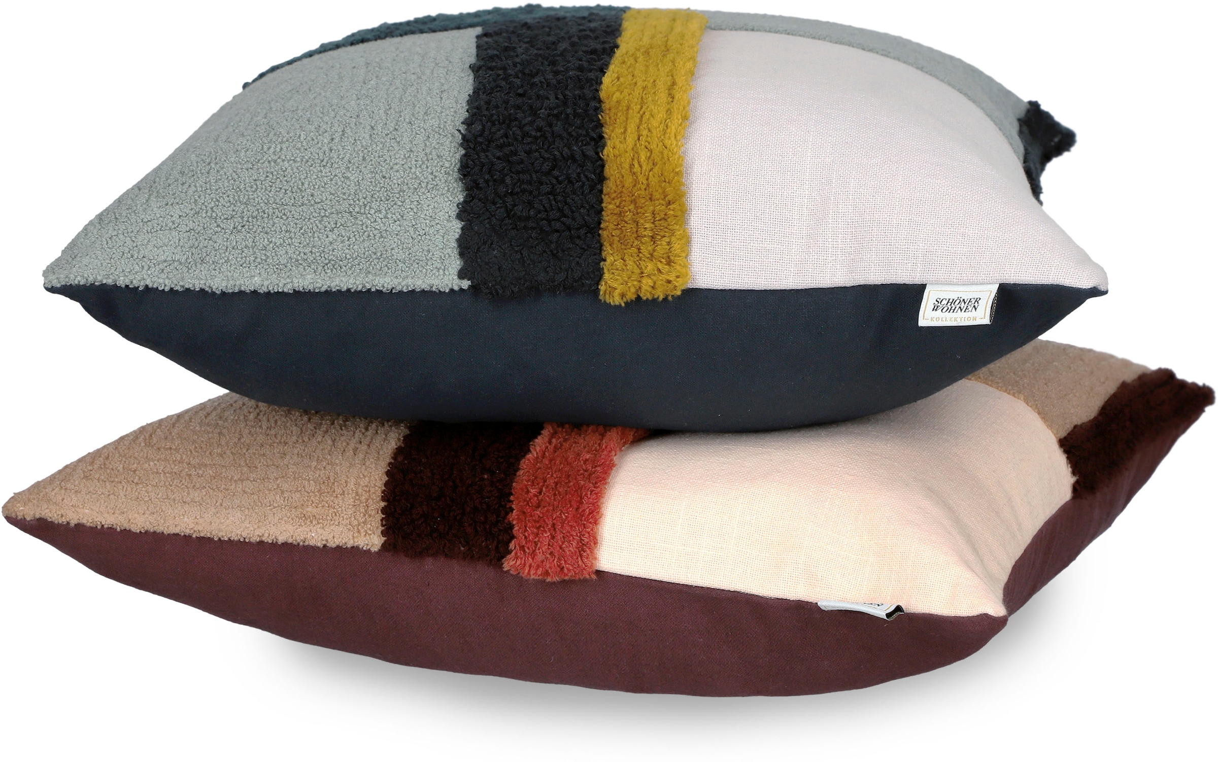 SCHÖNER WOHNEN-Kollektion Bettwäsche »Art« 2 Stk. tlg. aus beständigerer Baumwolle