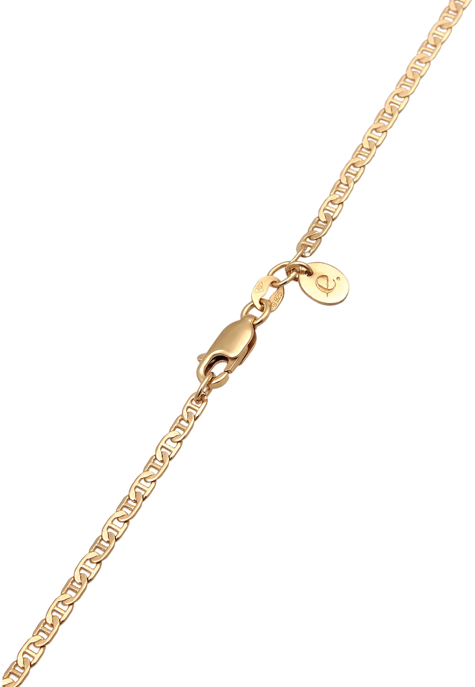 Elli Premium Kette ohne Anhänger »Halskette Stäbchenpanzerkette Modisch 925 Silber rhodiniert«