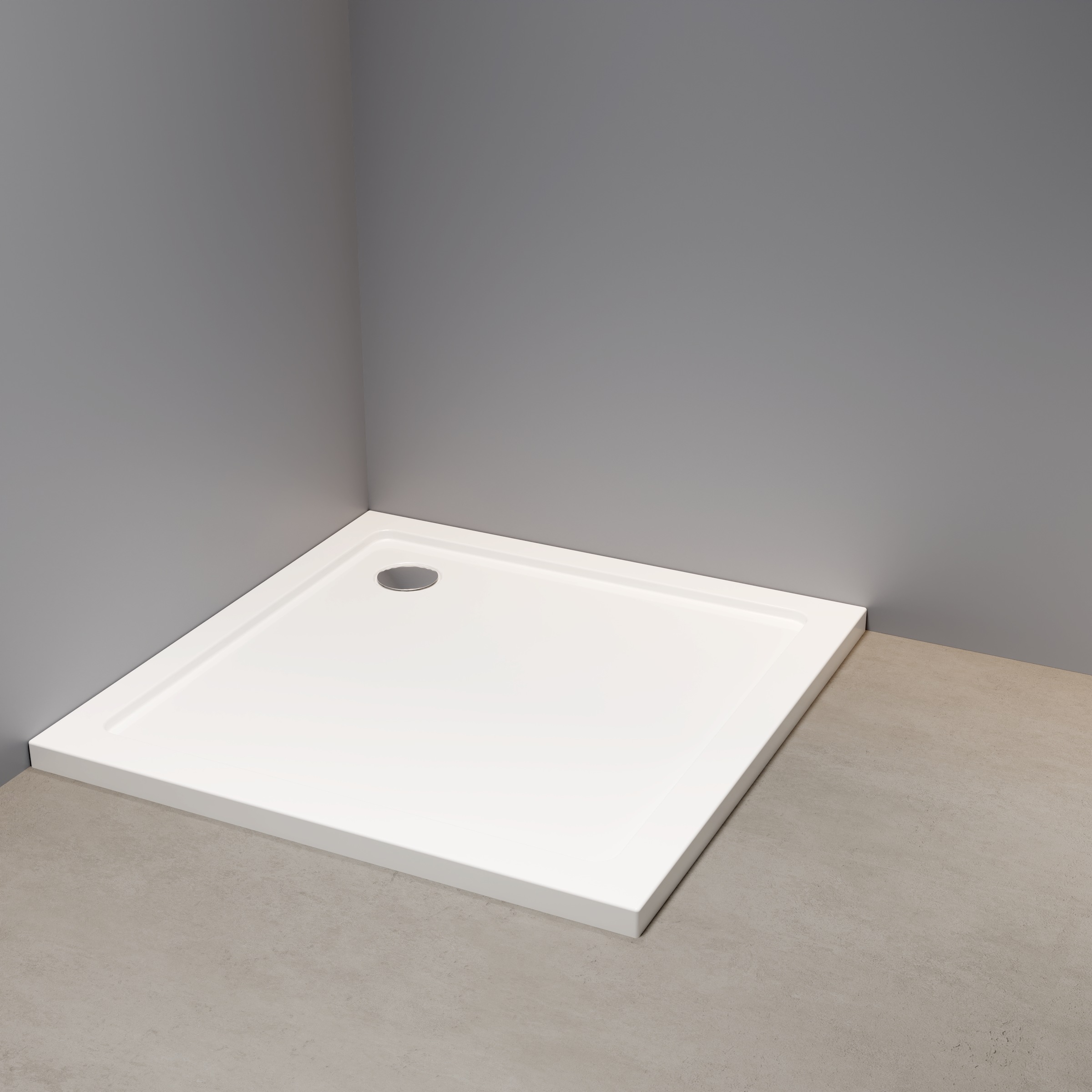 welltime Duschwanne »Summer« Extra flache Duschtasse in verschiedenen Größen- auch für Rundduschen.