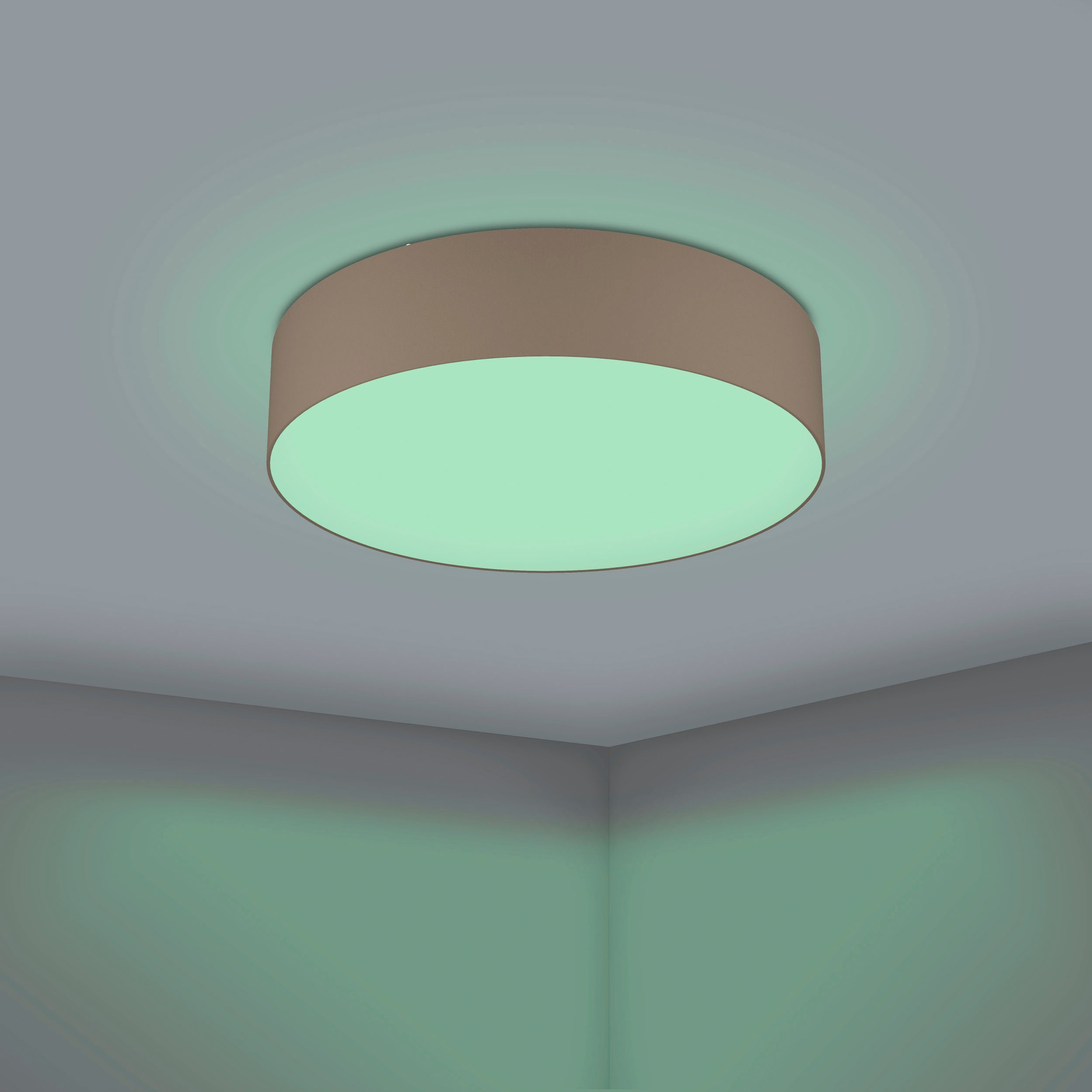 EGLO Deckenleuchte »ROMAO-Z«, Leuchtmittel LED-Modul | LED fest integriert, Deckenleuchte in weiß aus Stahl - 35W - warmweiß - kaltweiß