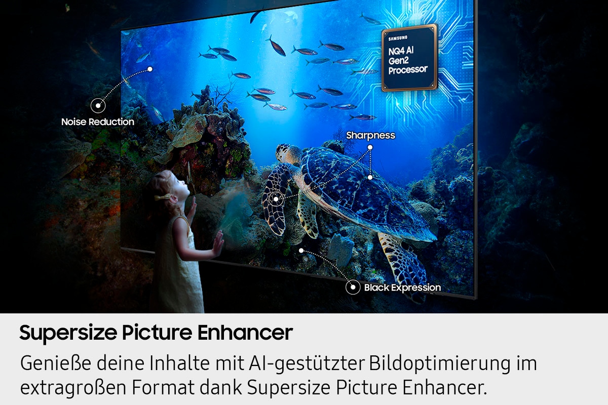 Samsung QLED-Fernseher »GQ100QN80FU« 252 cm/100 ″ Smart-TV