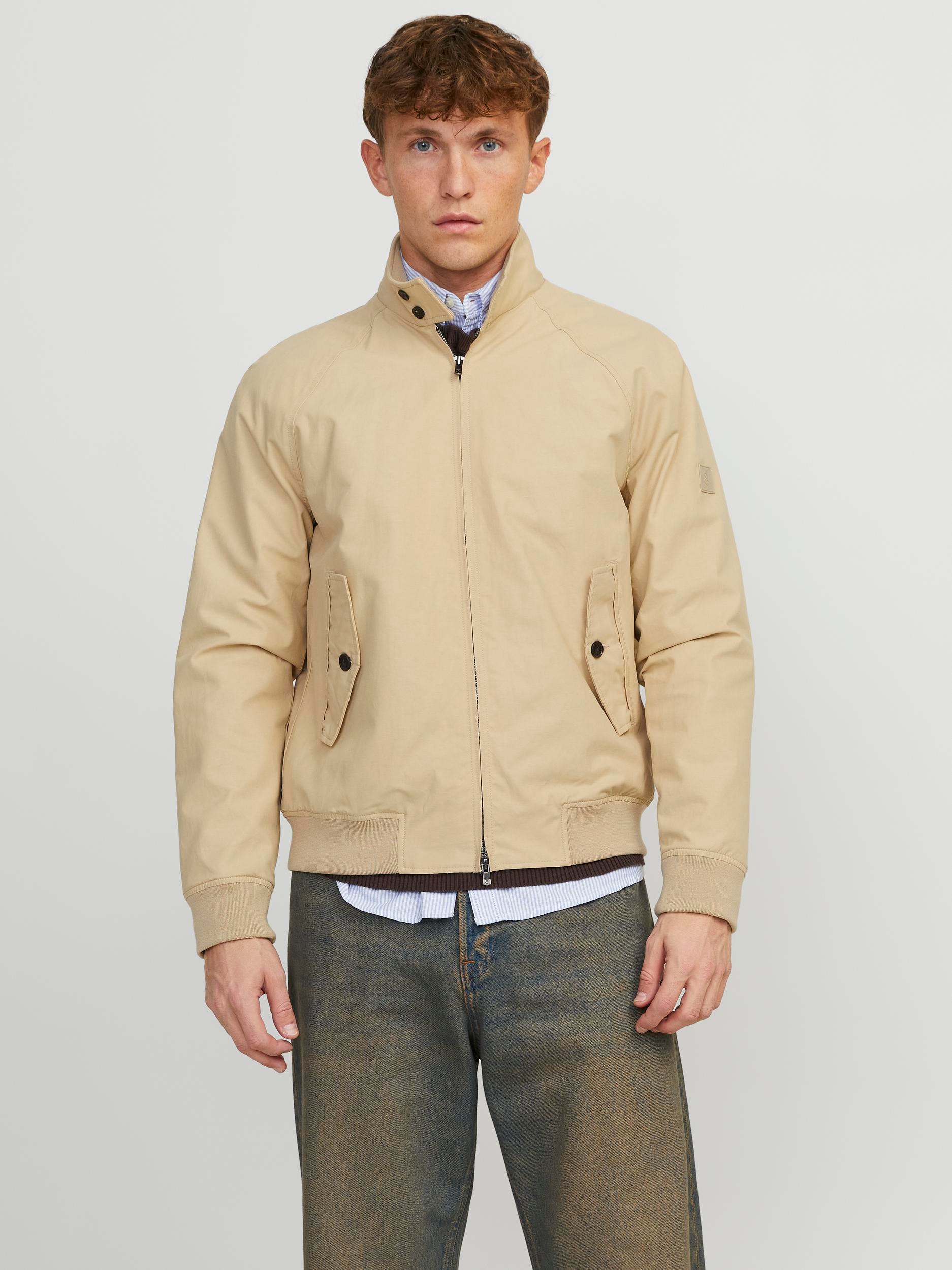 Outdoorjacke »JPRBLURUDY HARRINGTON JKT SN«, ohne Kapuze