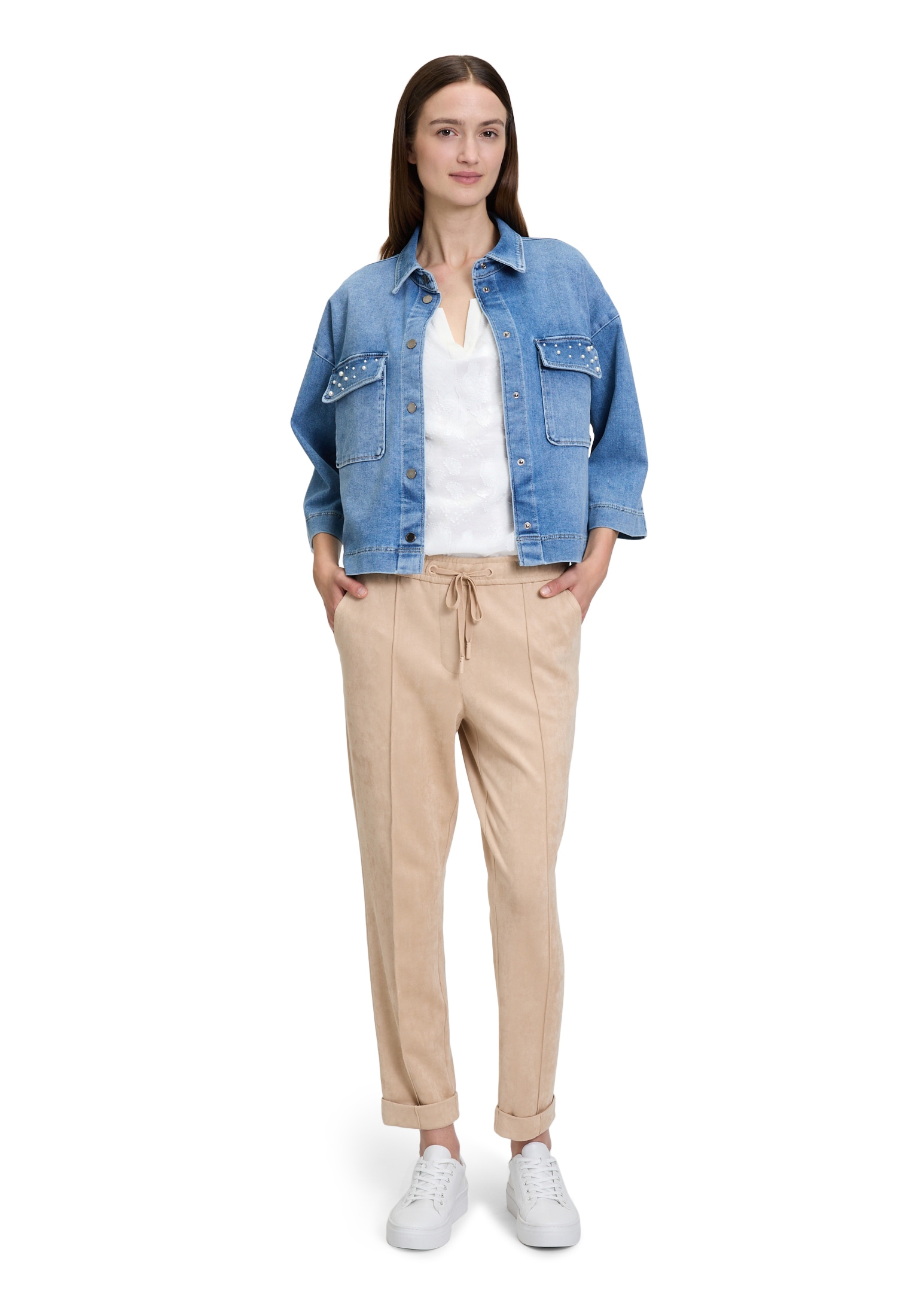 Betty&Co Schlupfhose »Schlupfhose mit Biesen«