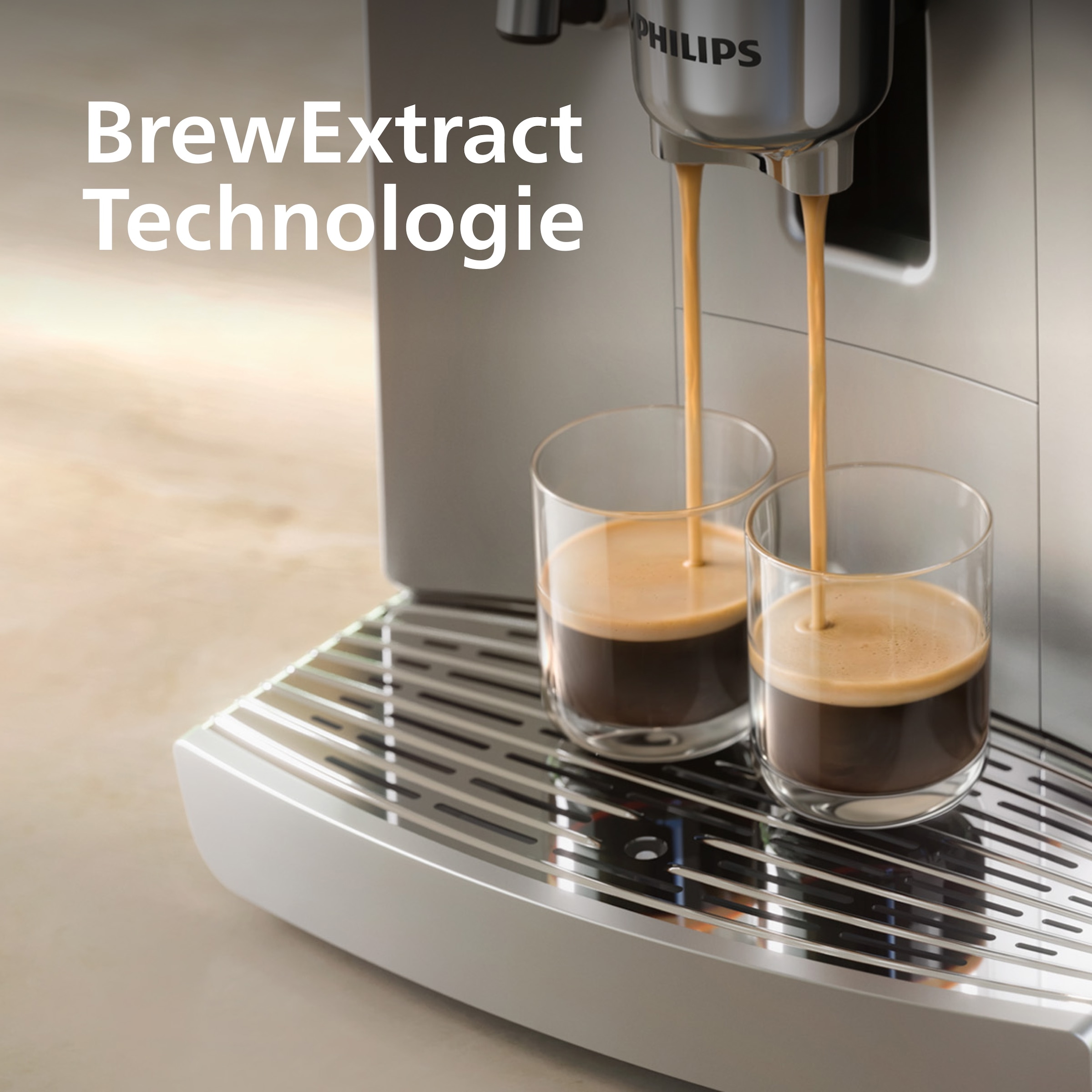 Philips Kaffeevollautomat »EP8757/20 8000 Series Café Aromis, 50 Getränke (heiß oder eisgekühlt)« LatteGo Pro-Milchsystem, BrewExtract Technologie, appfähig, Silber
