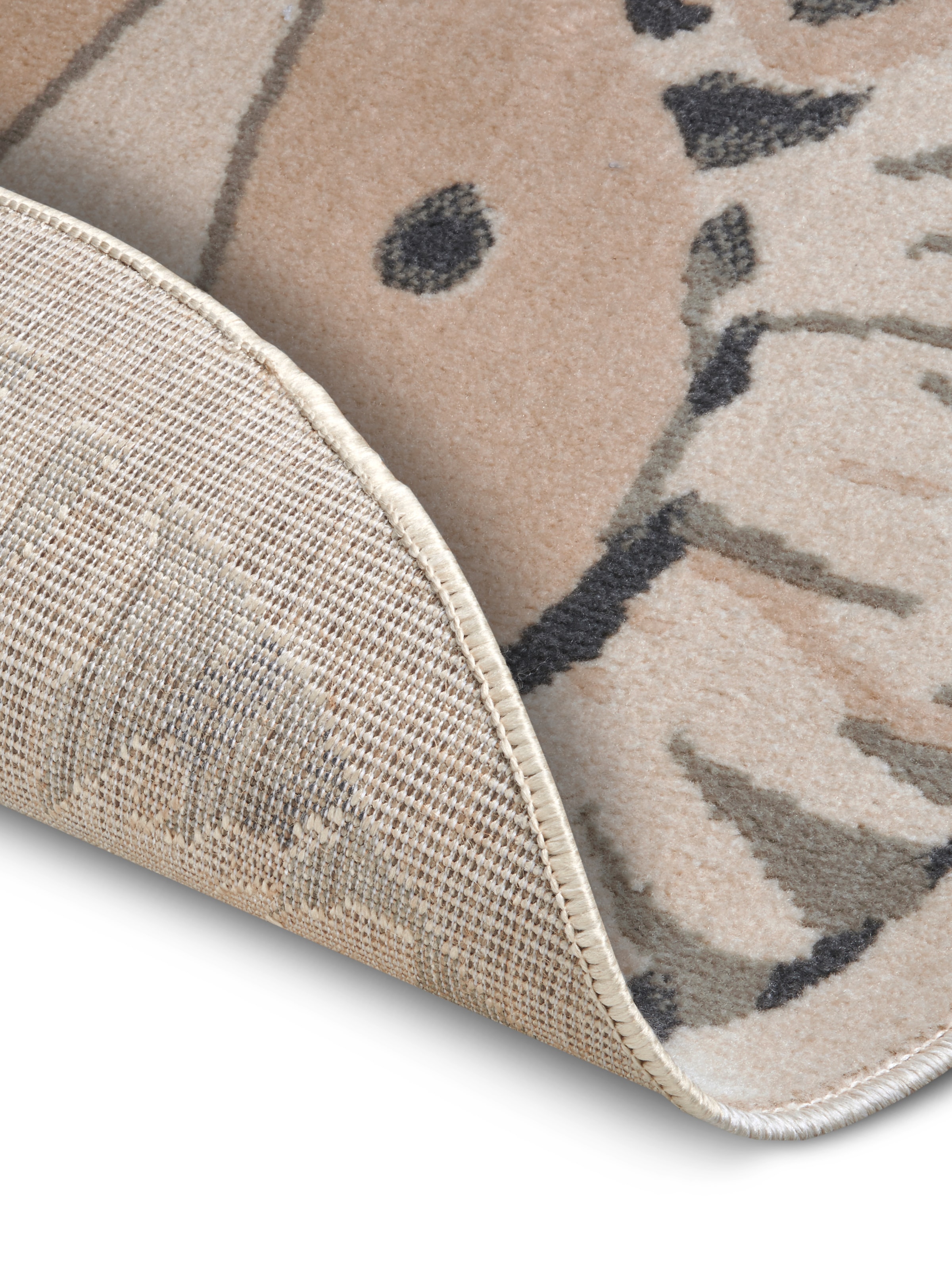 HANSE Home Kinderteppich »Adventures Lion«, rund, 8 mm Höhe, Spielteppich, fest, Kinderzimmer, Kurzflor, Spielunterlage