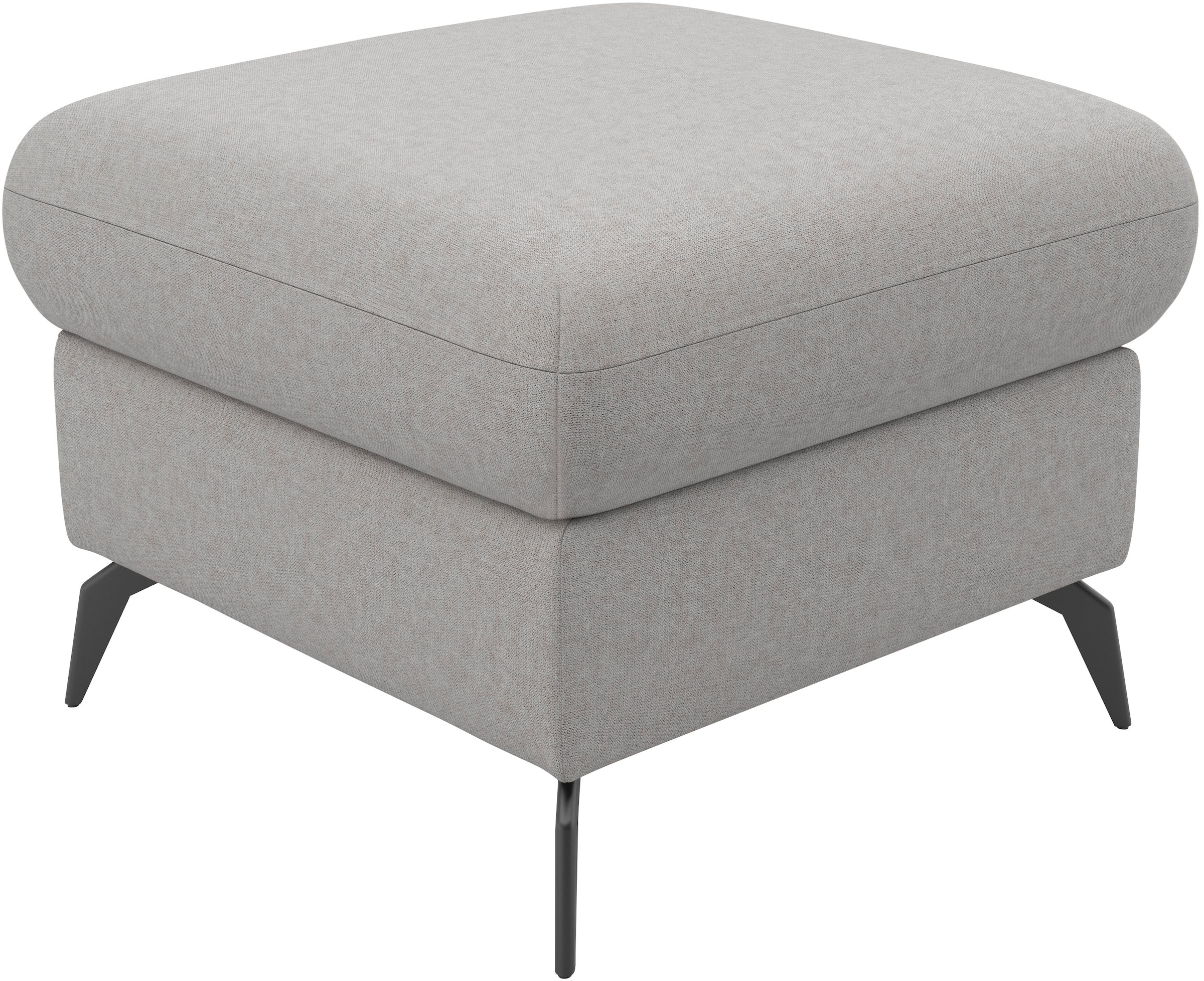 Home affaire Polsterhocker »Rochelle«, (1 St.), moderne 15 cm Metallfüße