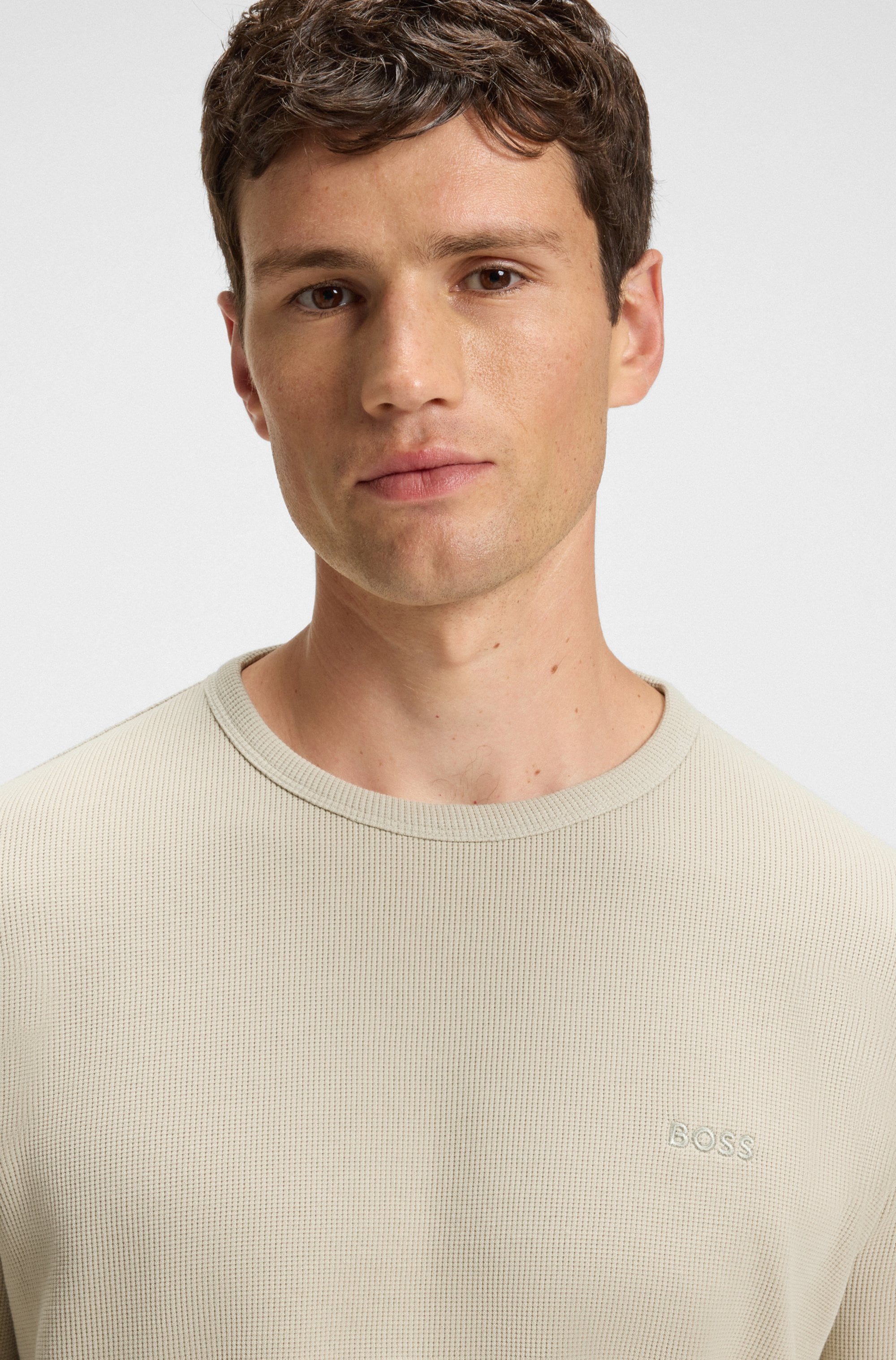 BOSS ORANGE Langarmshirt »Tempesto«, mit BOSS-Stickerei