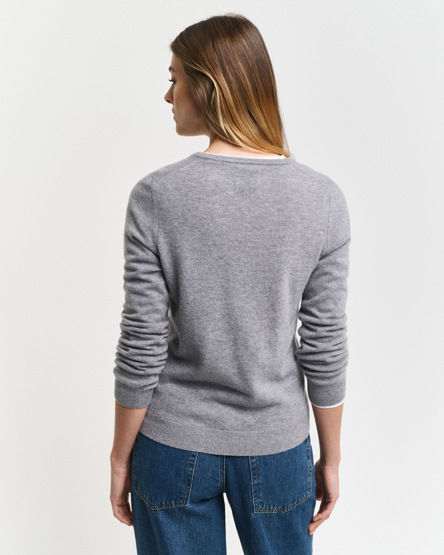 Gant V-Ausschnitt-Pullover »EXTRAFINE LAMBSWOOL V-NECK«