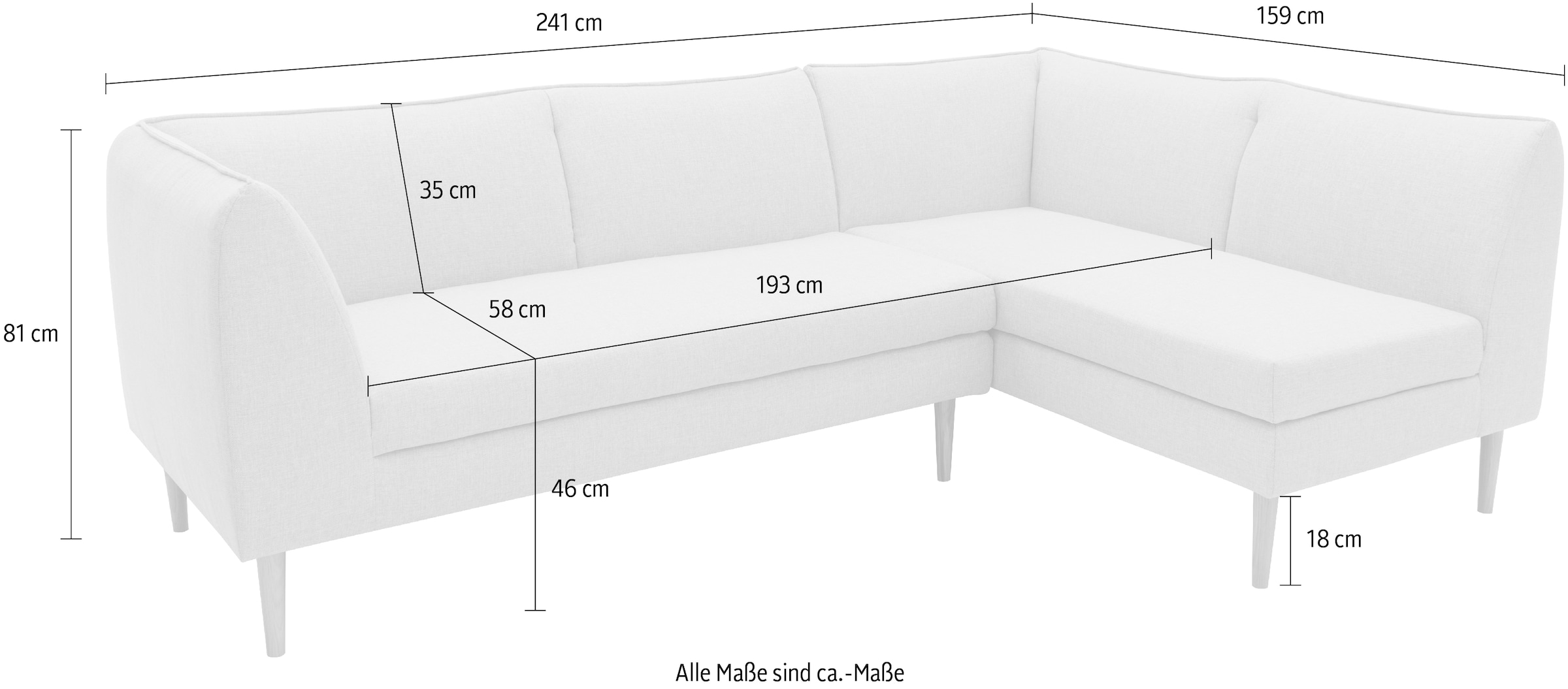 DOMO collection Ecksofa »Filho, individuell erweiterbar«, L-Form für Terrasse, Garten und Balkon, speziell für Outdoor