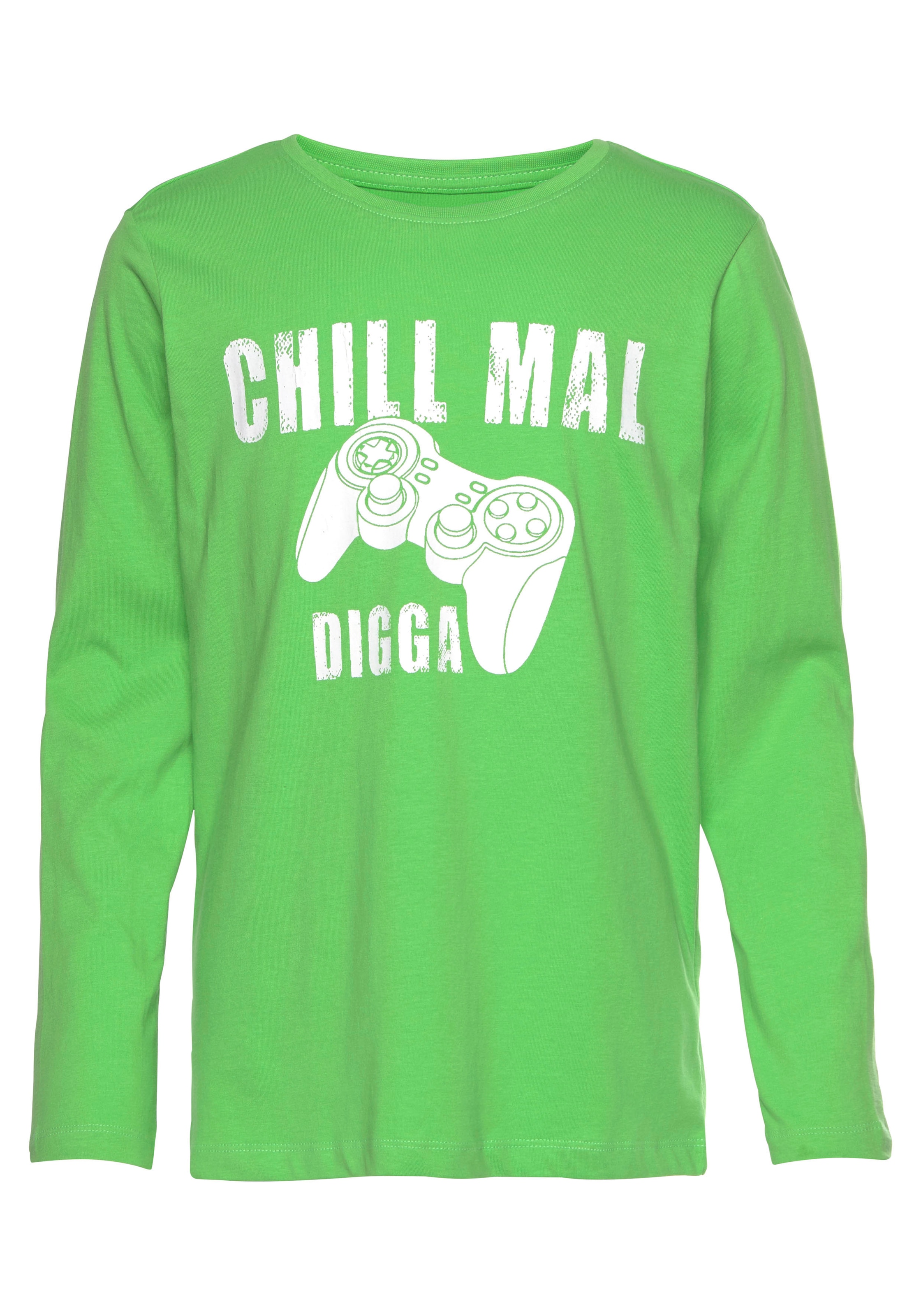 Langarmshirt DIGGA« KIDSWORLD ♕ bei MAL »CHILL