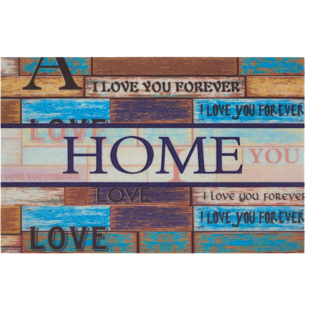 Home affaire Fußmatte »Home love«, rechteckig