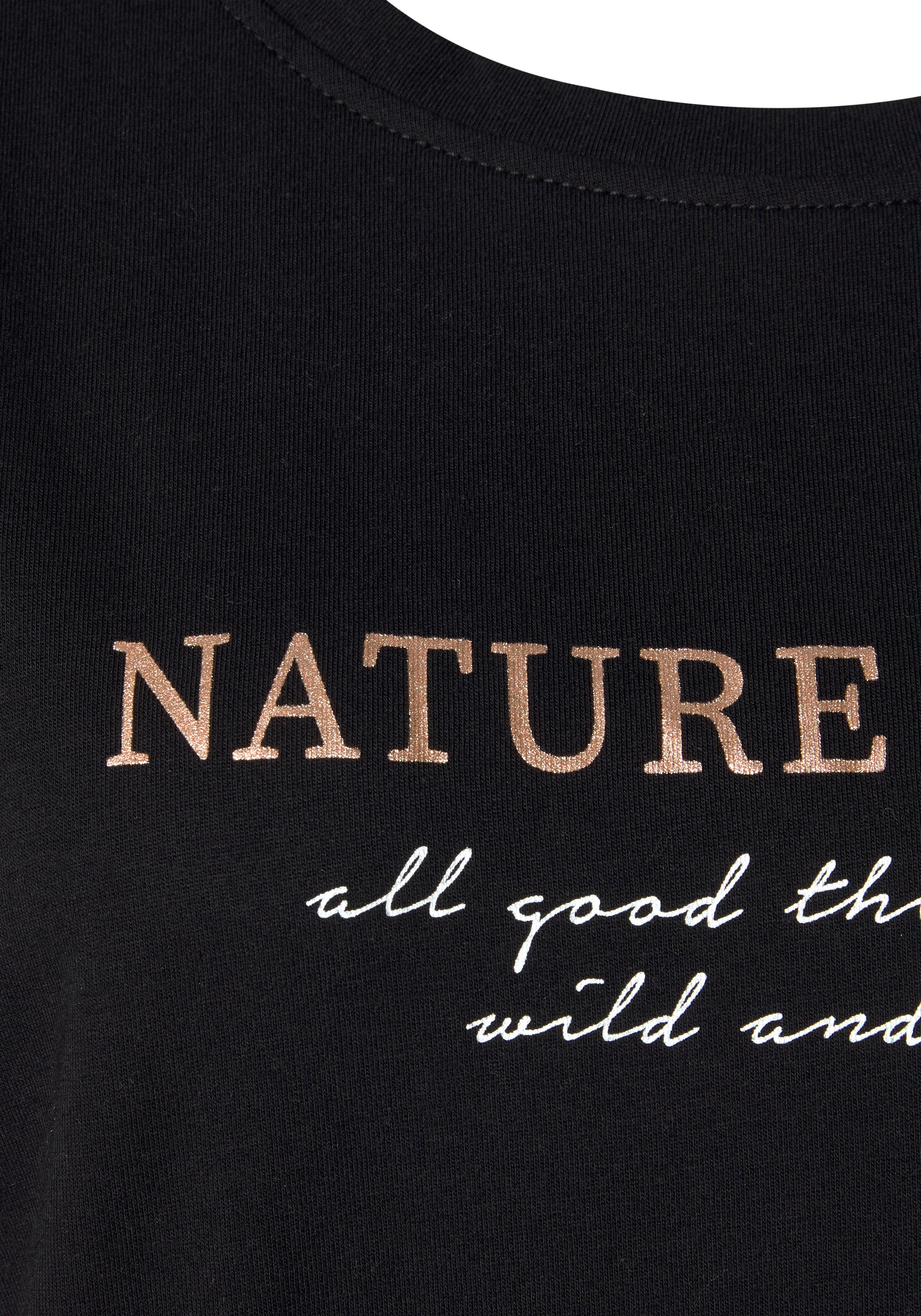 LASCANA Nachthemd Mit Folien- oder All over Druck