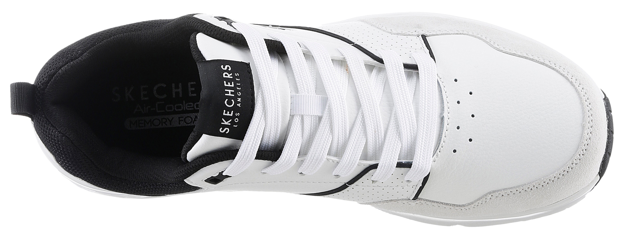 Skechers Sneaker »UNO-RETRO ONE«, Retro Sneaker, Schnürschuh mit Skech-Air Luftkissensohle